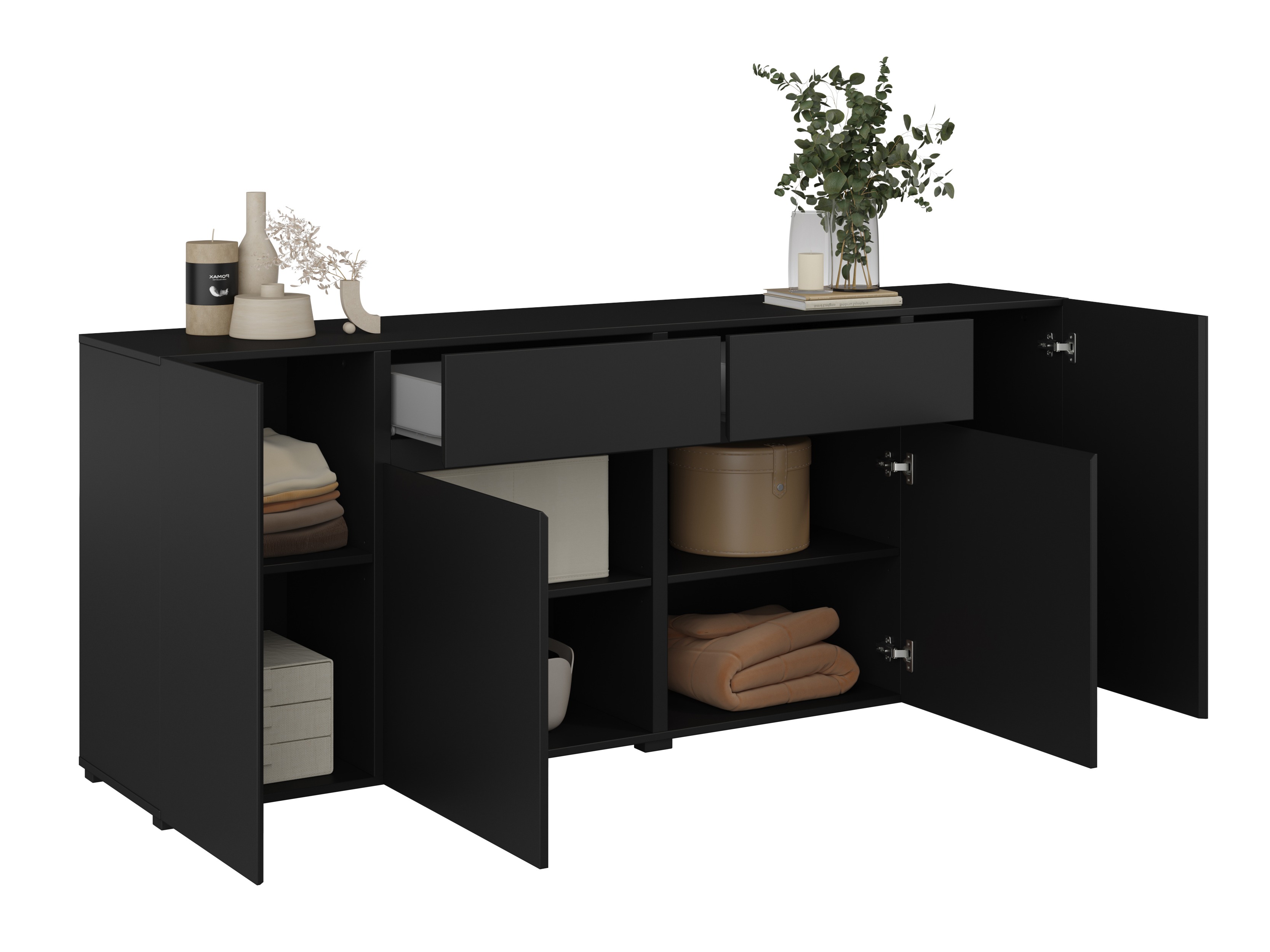 Cassettiera Elbleve 103 (Nero)