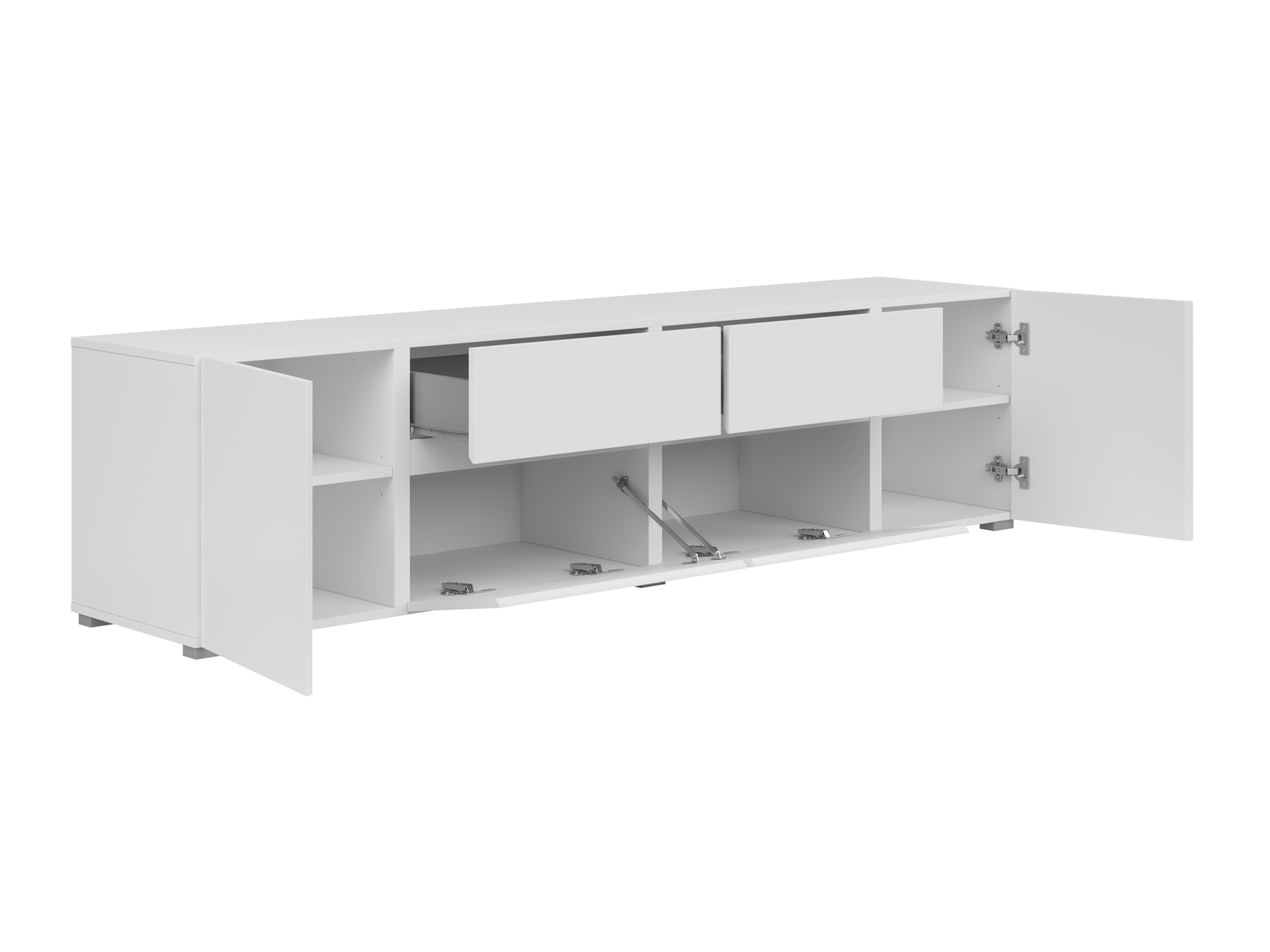 Parete attrezzata Elbleve 104 (Bianco)