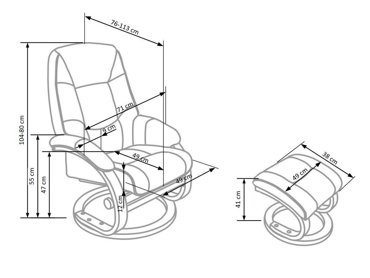 Poltrona Houston 573 (Nero)