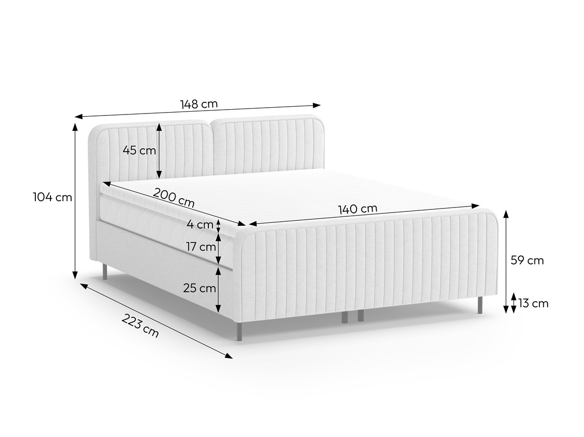 Letto continentale Margate 127 (Casa 02)