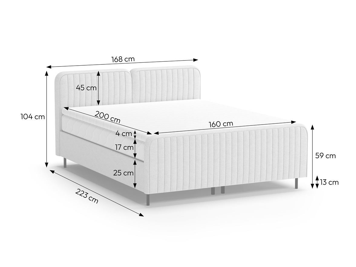 Letto continentale Margate 127 (Casa 05)