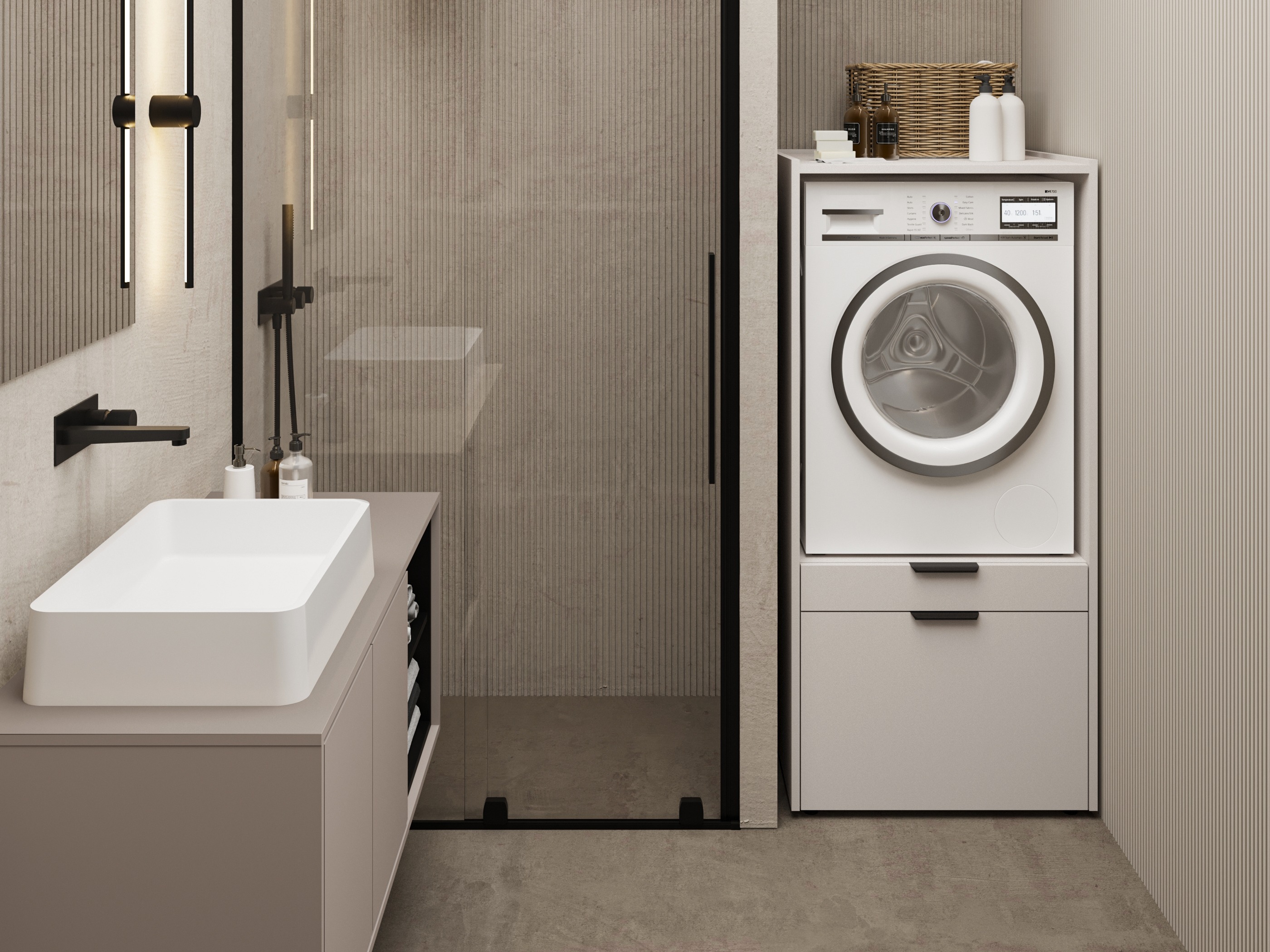 Mensola del bagno Austin 376 (Cachemire)