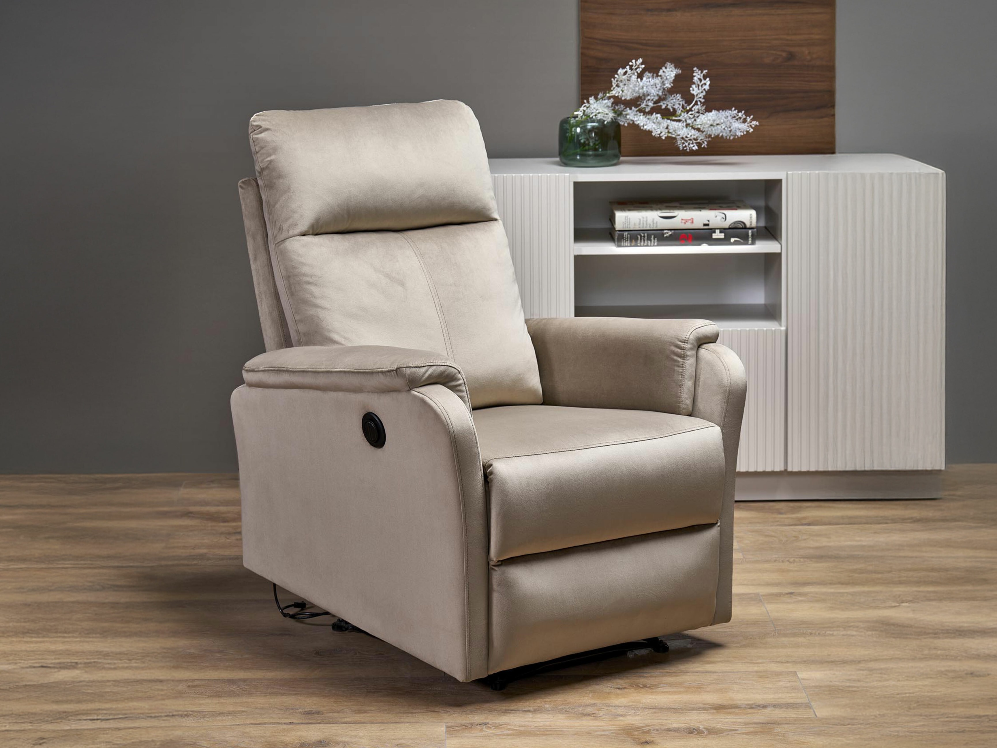 Poltrona regolabile Houston 2081 (Bluvel 40)
