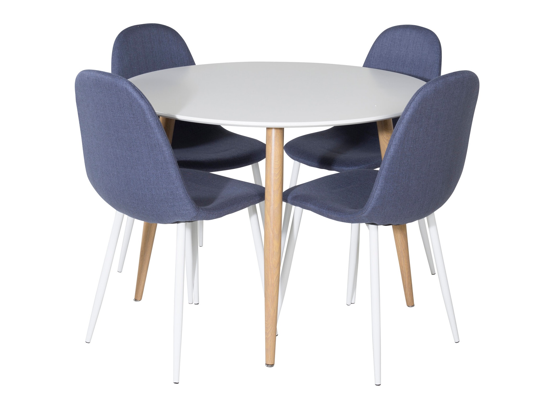 Set sala da pranzo Dallas 291 (Blu + Bianco)