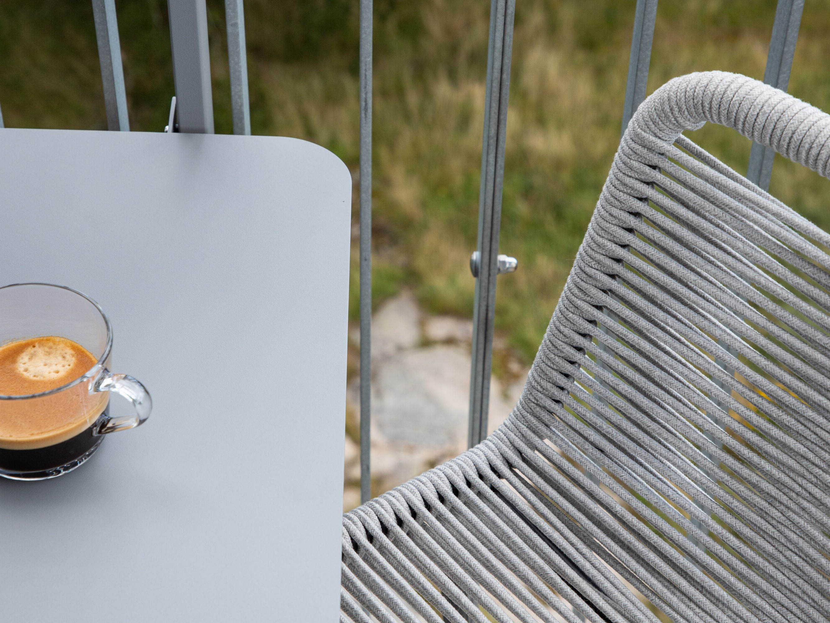 Sgabelli da bar da giardino Dallas 3398 (Grigio chiaro)