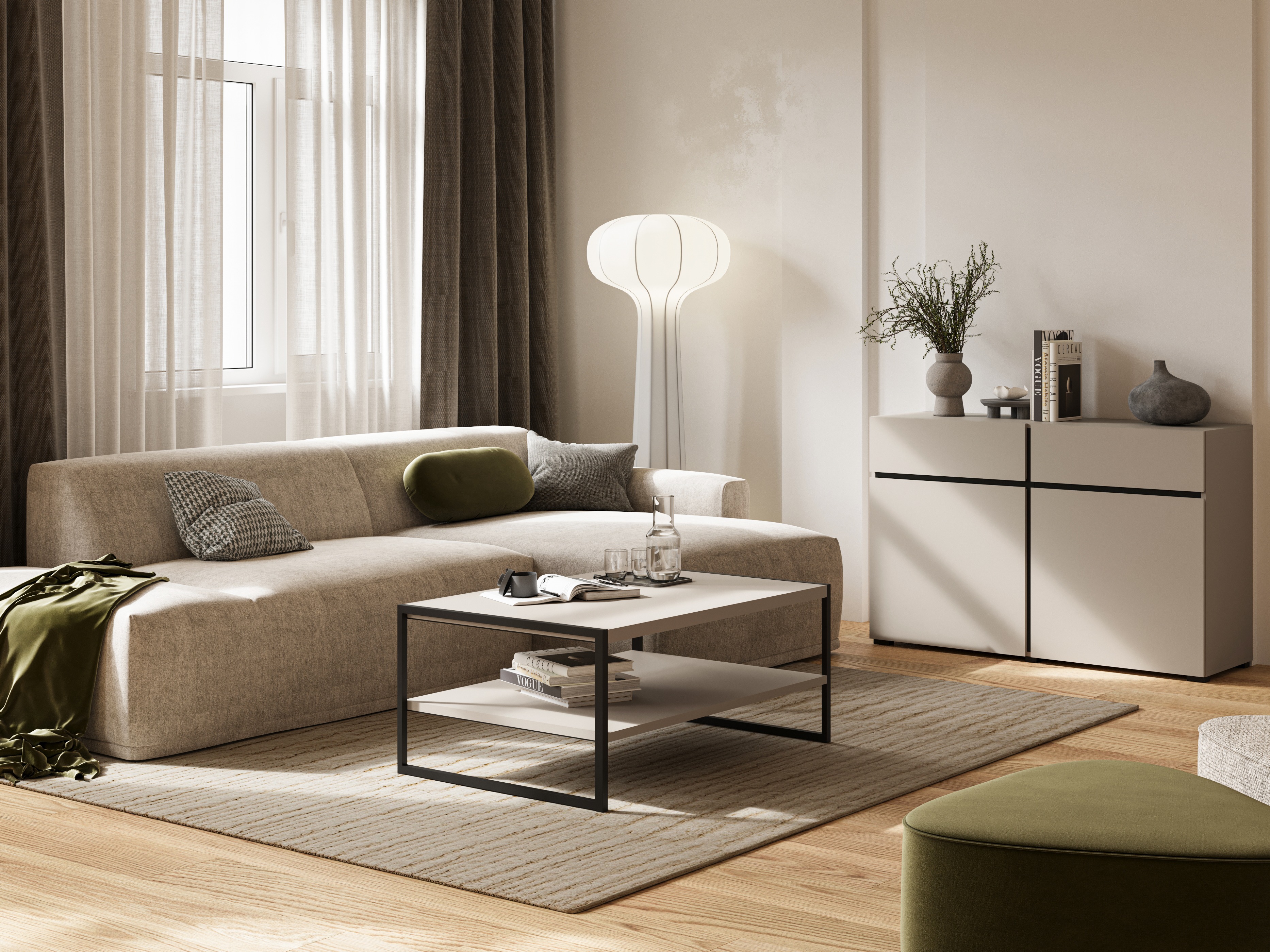 Tavolino da caffè Austin 381 (Congo + Nero)