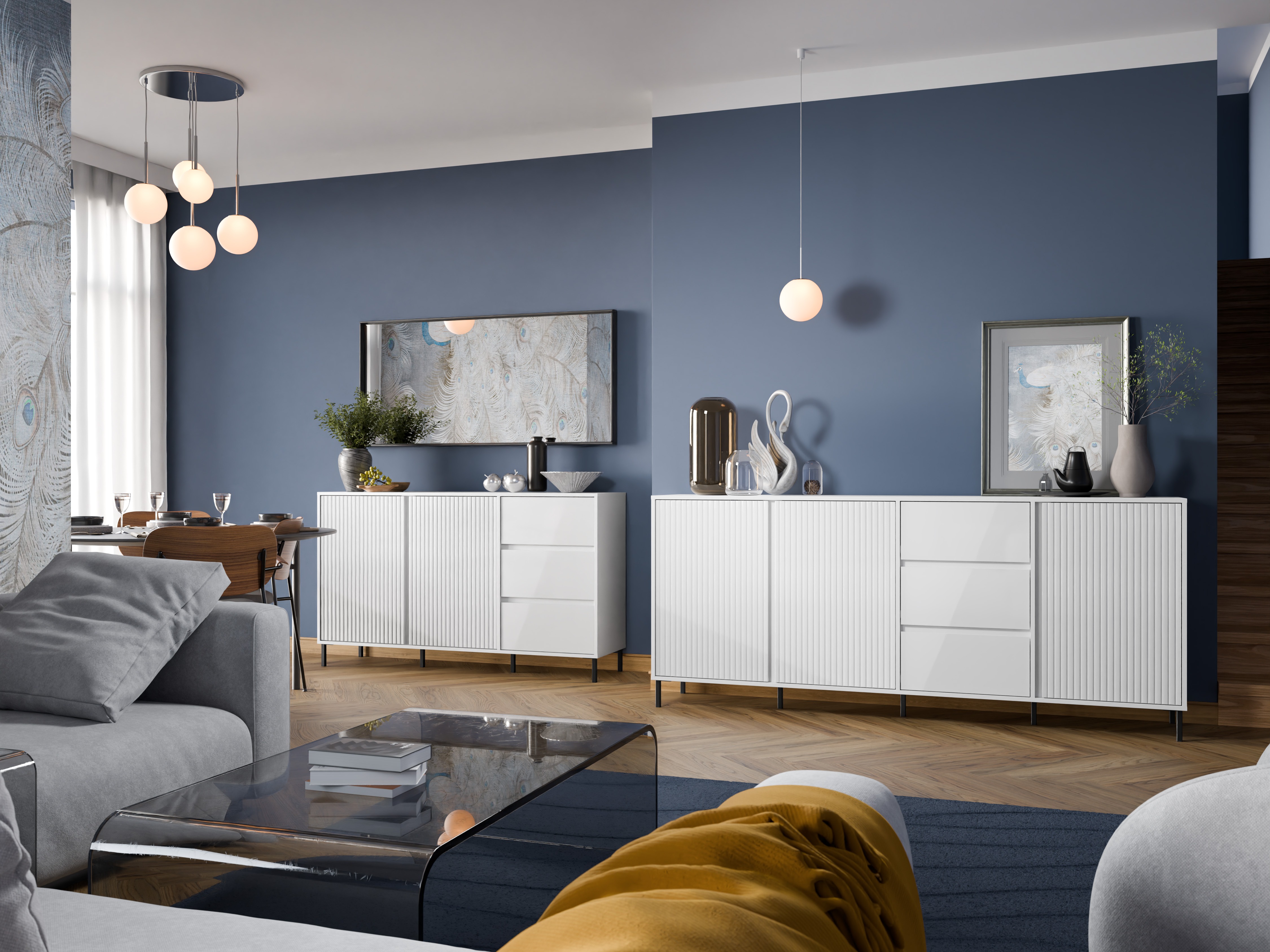 Cassettiera Ruvrevi 103 (Bianco)