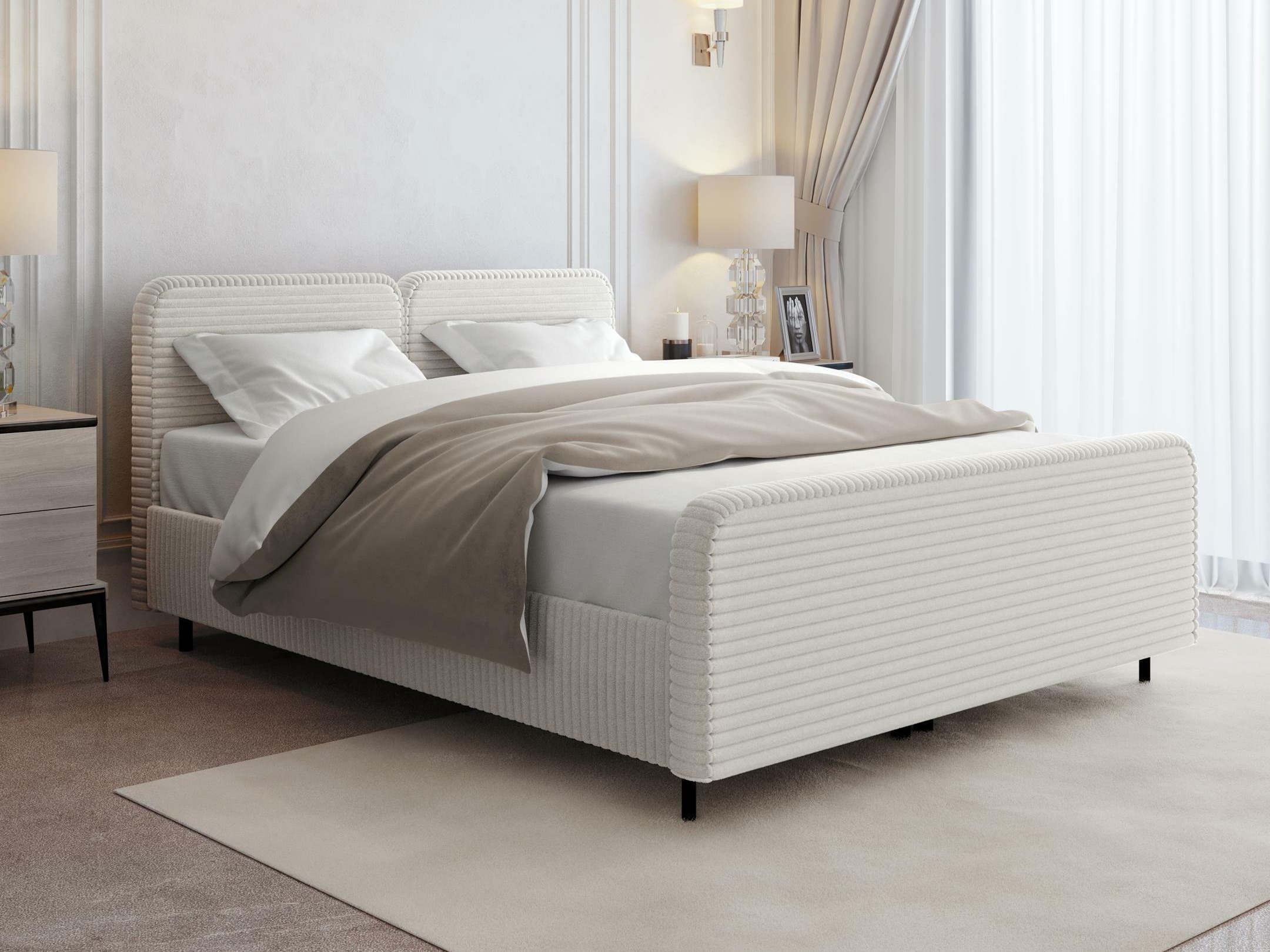 Letto continentale Margate 130 (Tilia 03)