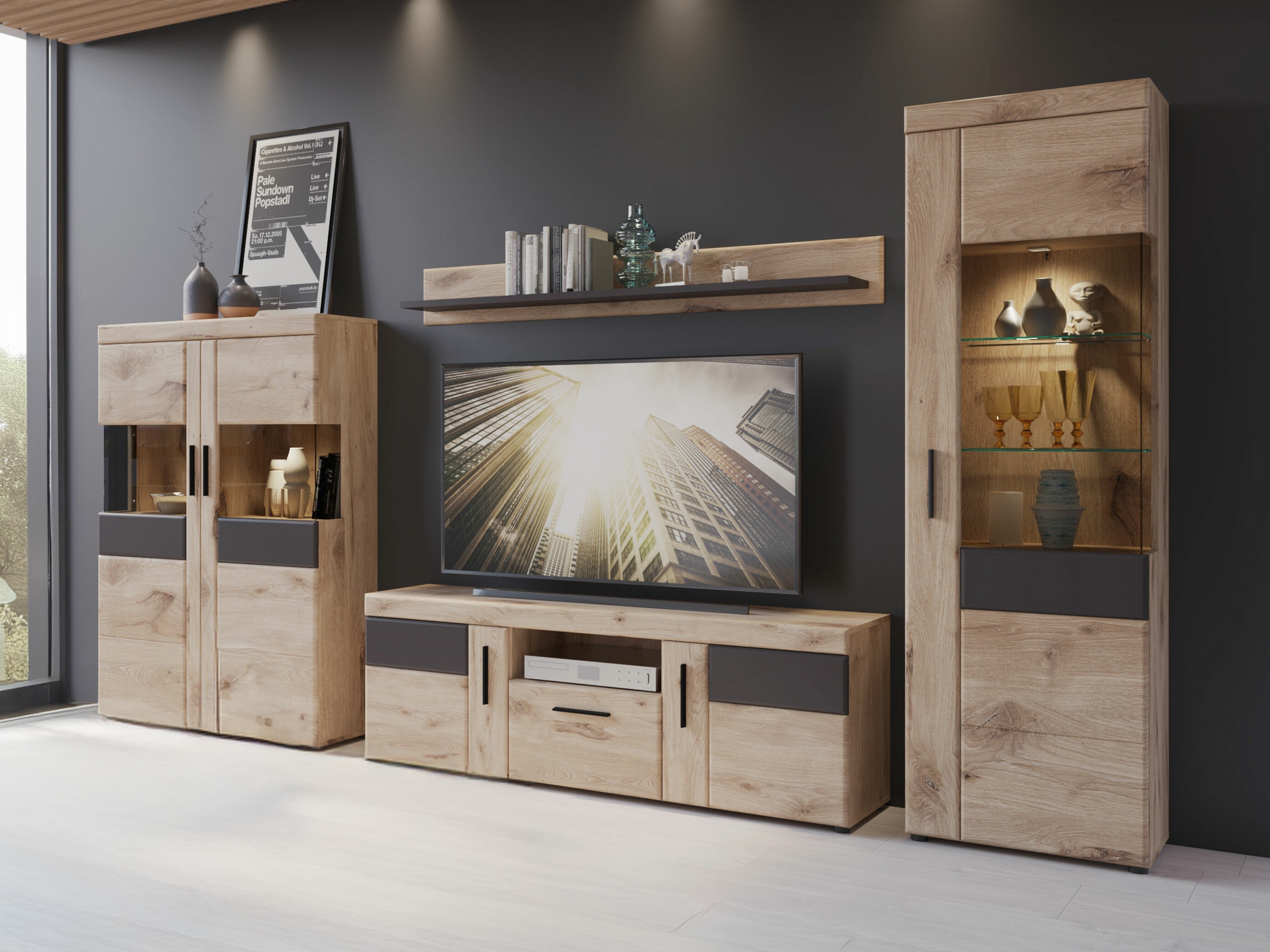 Parete attrezzata Tivodea 122 (Senza)