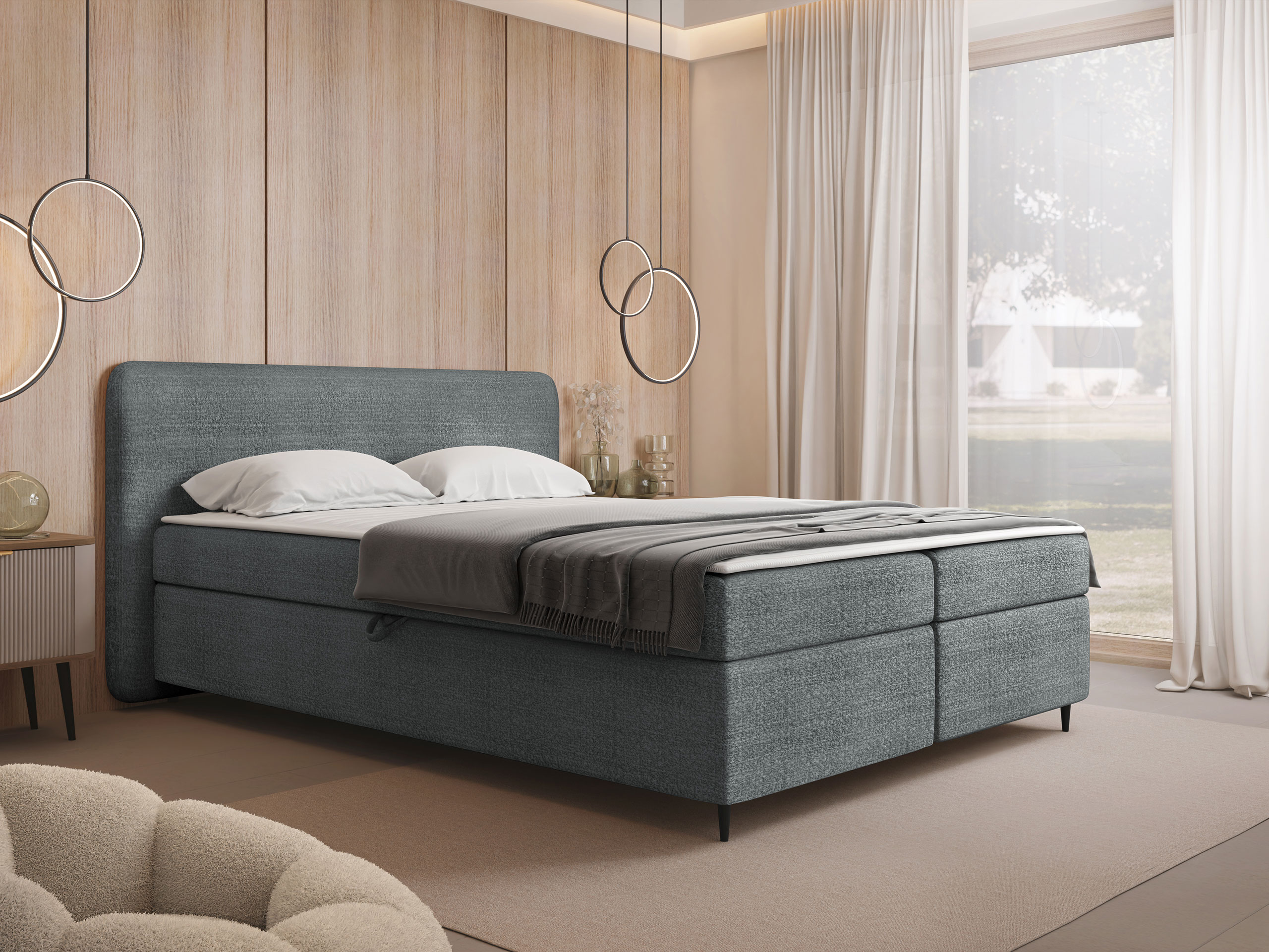 Letto continentale Stonecrest 108 (Taro 98)