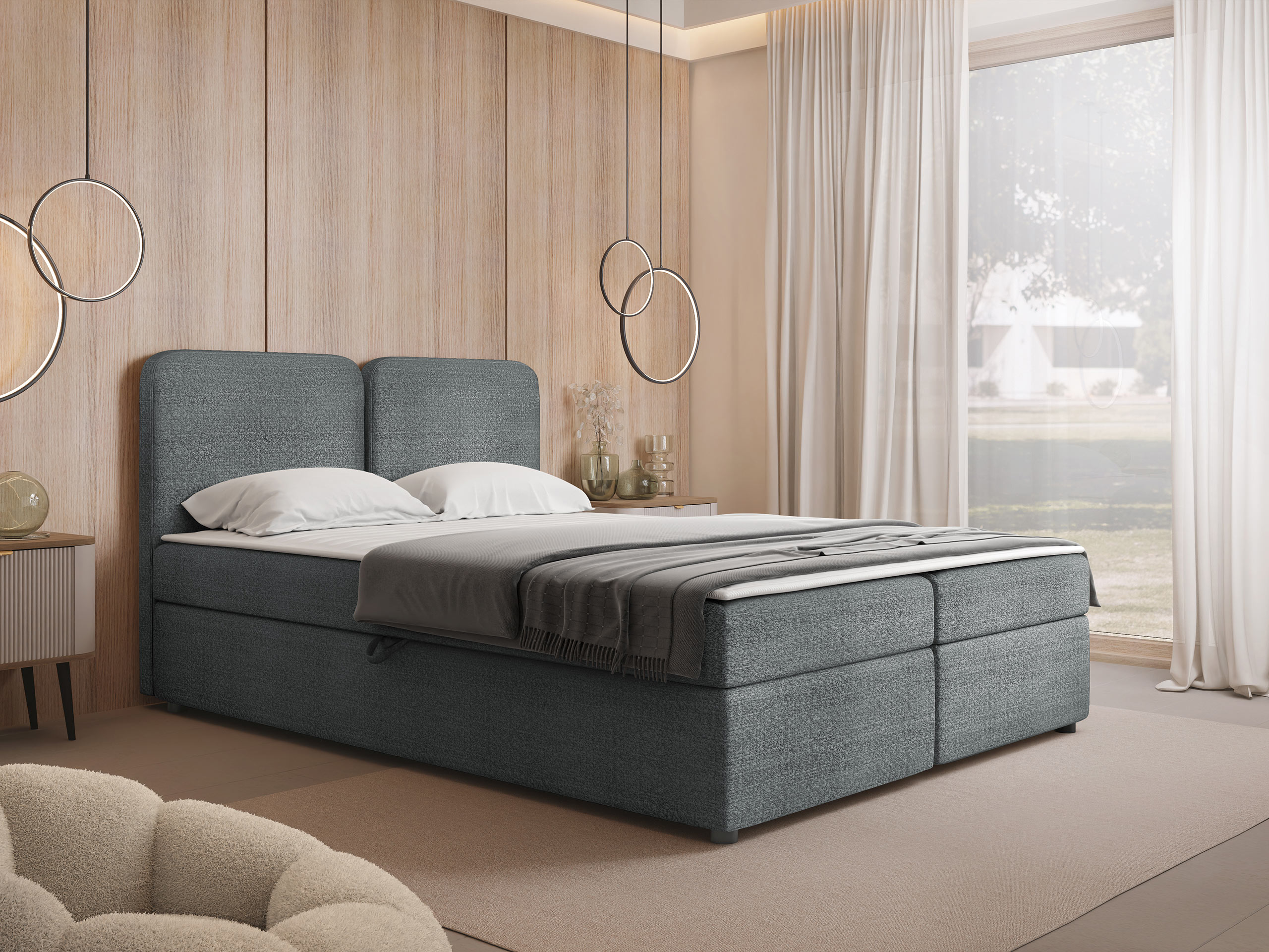 Letto continentale Stonecrest 109 (Taro 98)