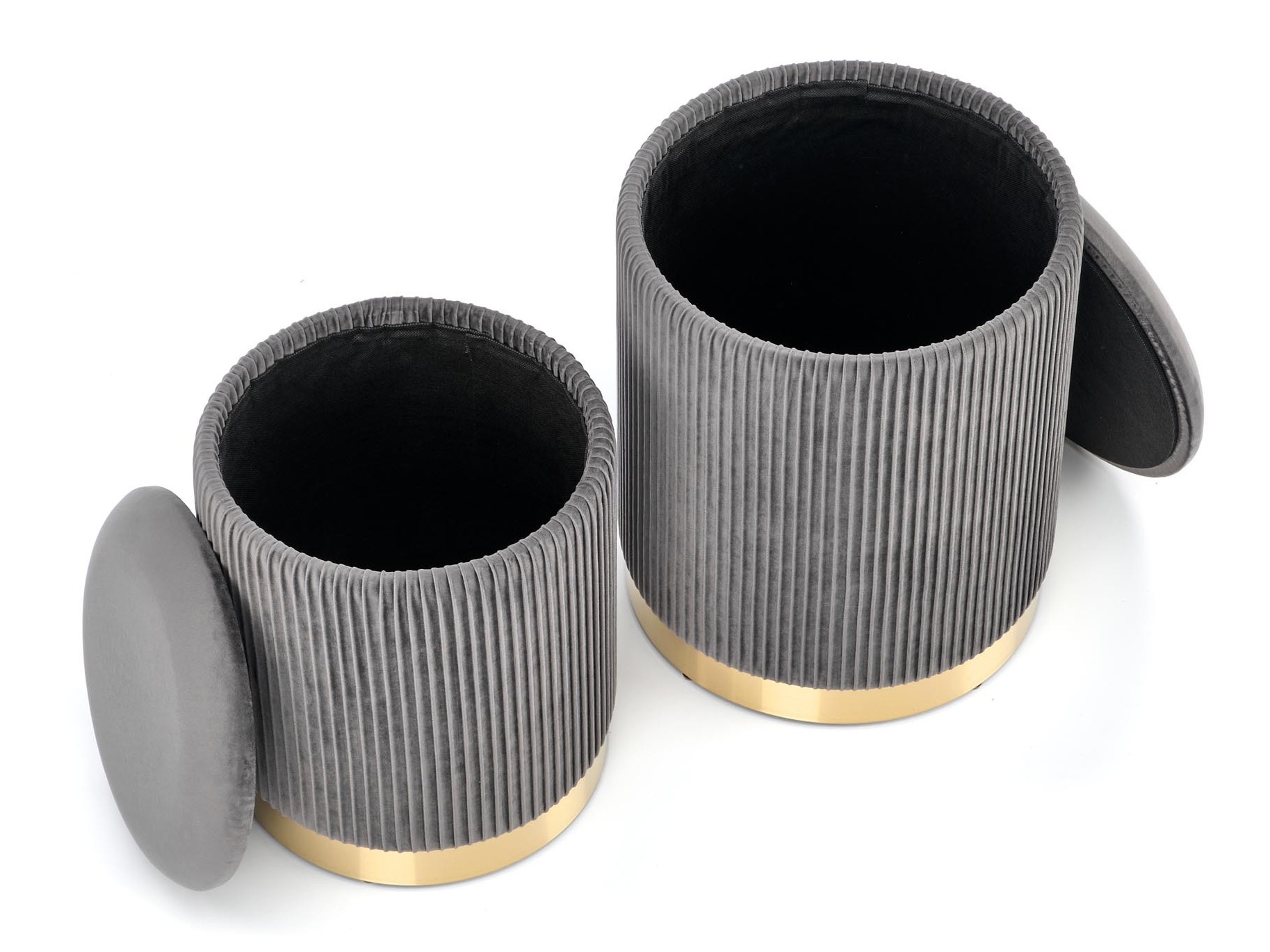 Set di pouf Houston 1153 (Grigio)