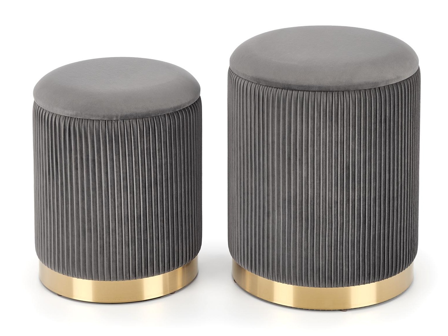 Set di pouf Houston 1153 (Grigio)