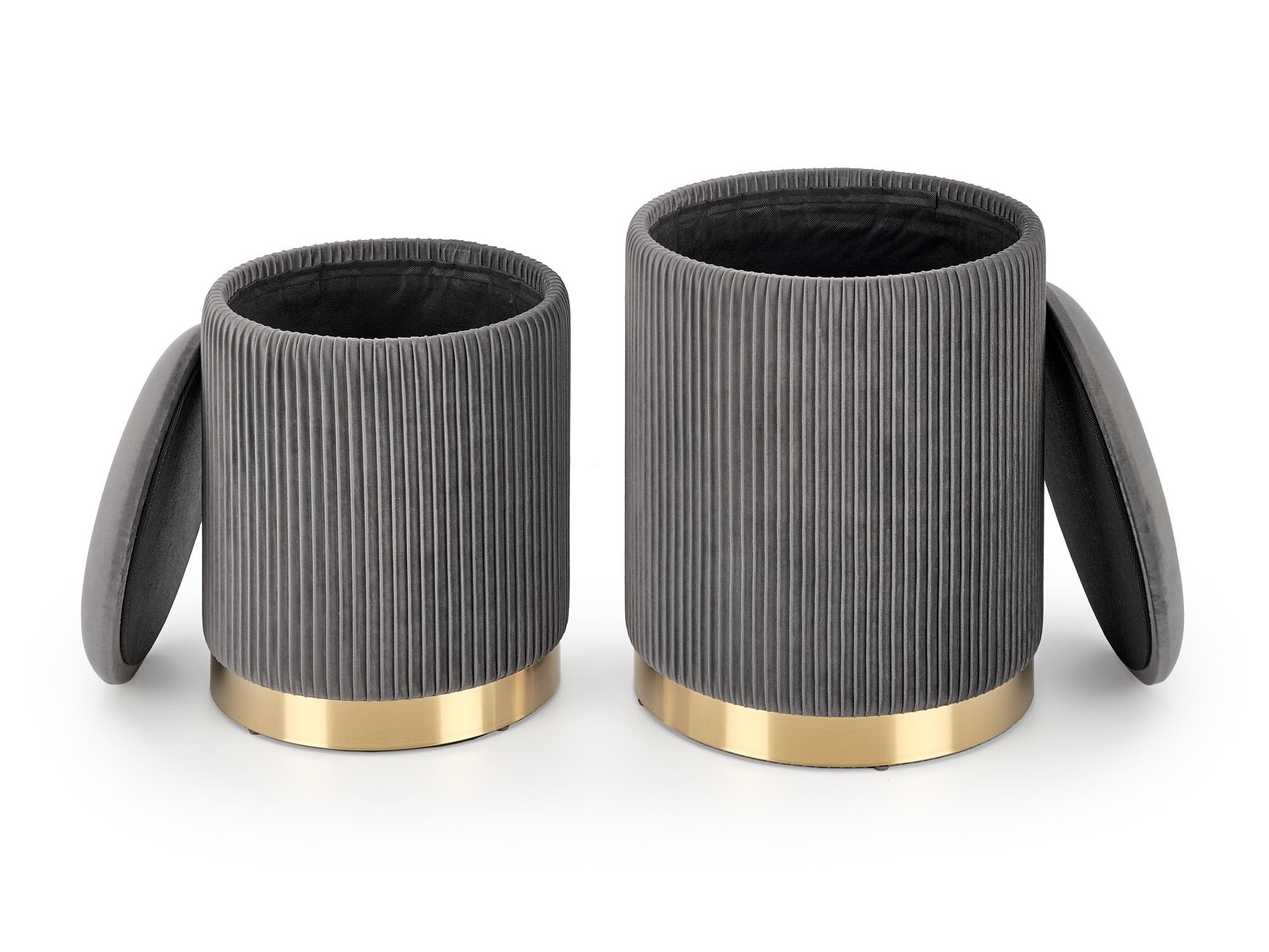 Set di pouf Houston 1153 (Grigio)