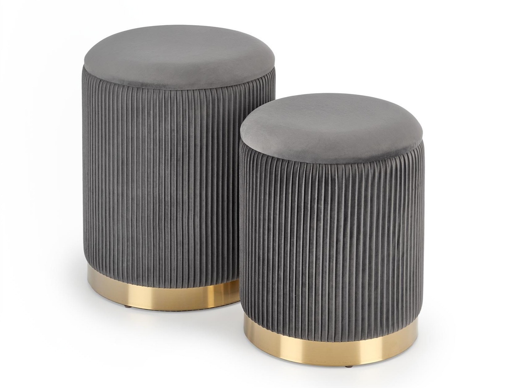 Set di pouf Houston 1153 (Grigio)