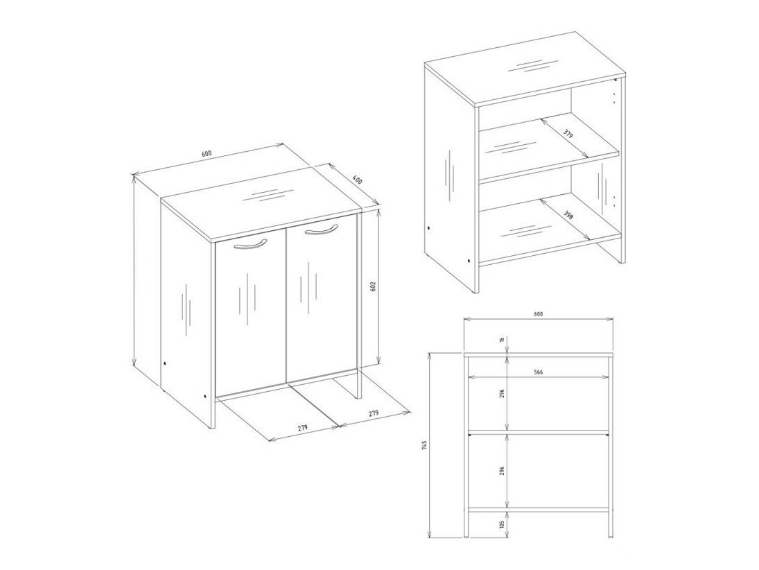 Bagno mobile lavabo Servou 104