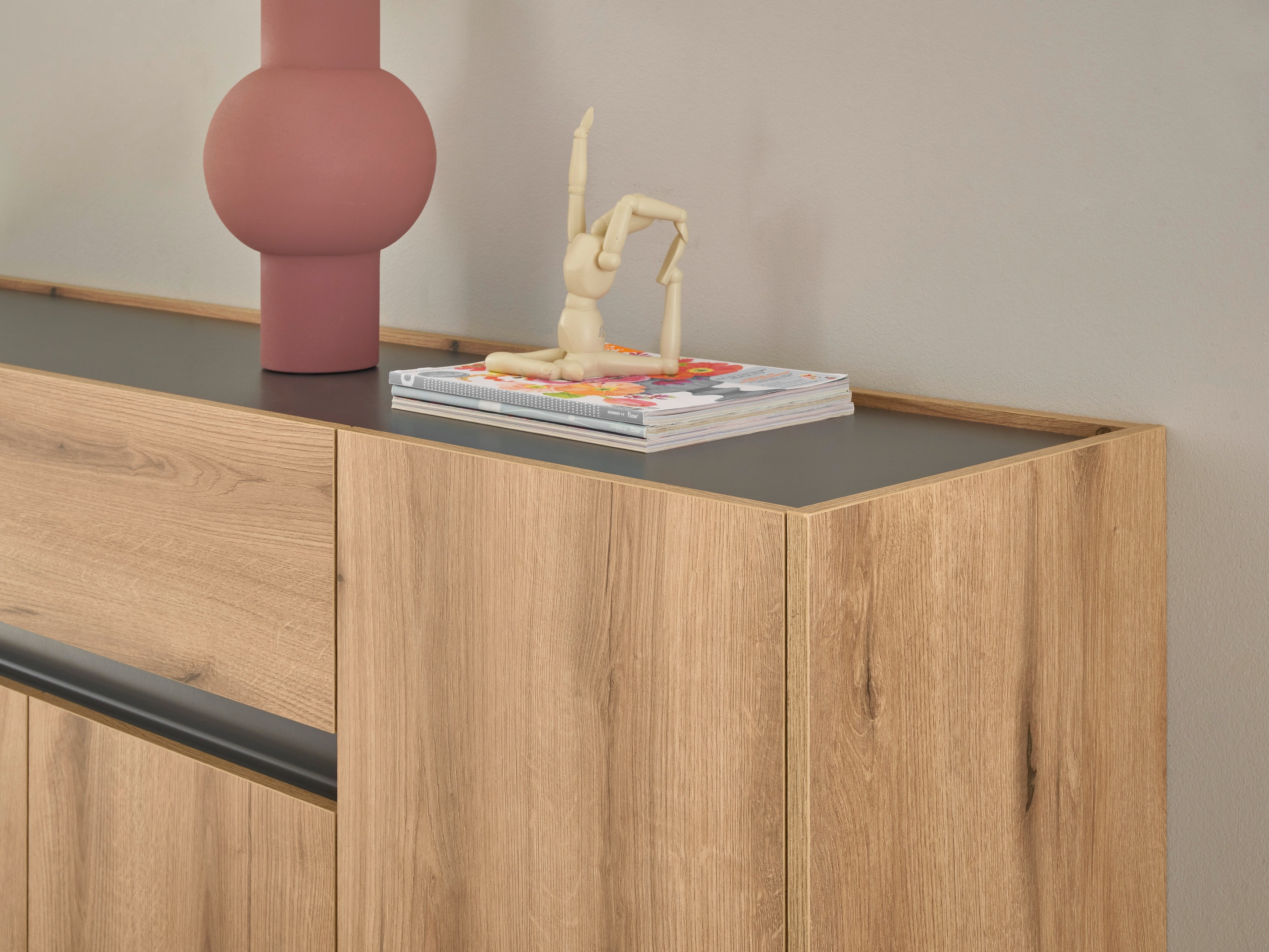 Cassettiera Elbsori 117 (Quercia + Antracite)