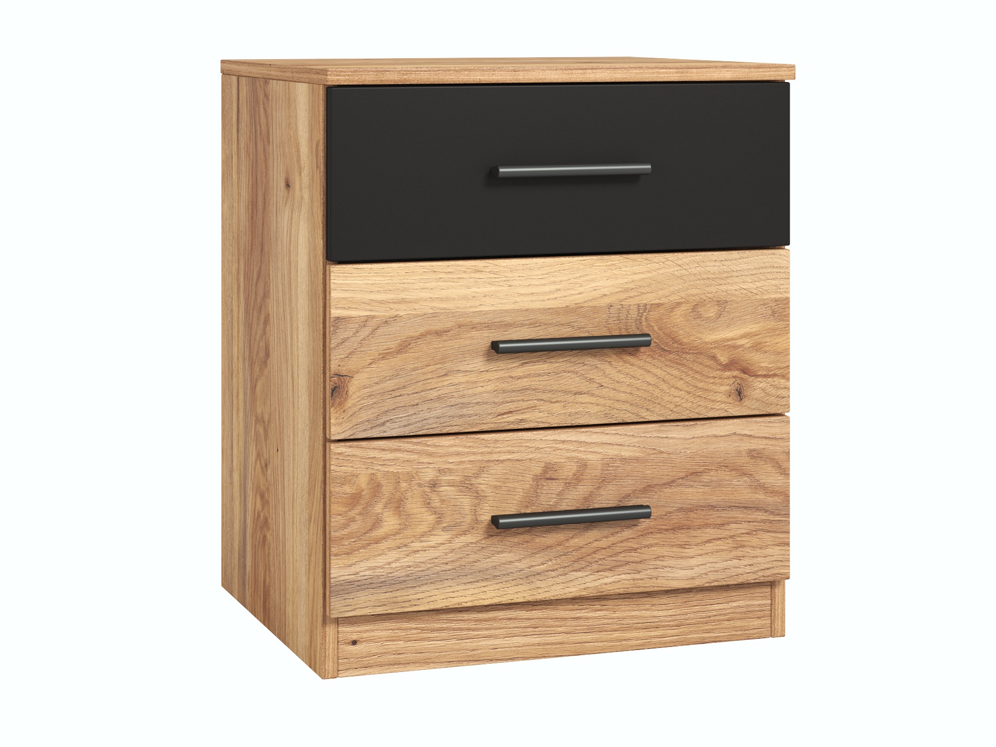 Comodino Melvele 100 (Quercia + Nero)