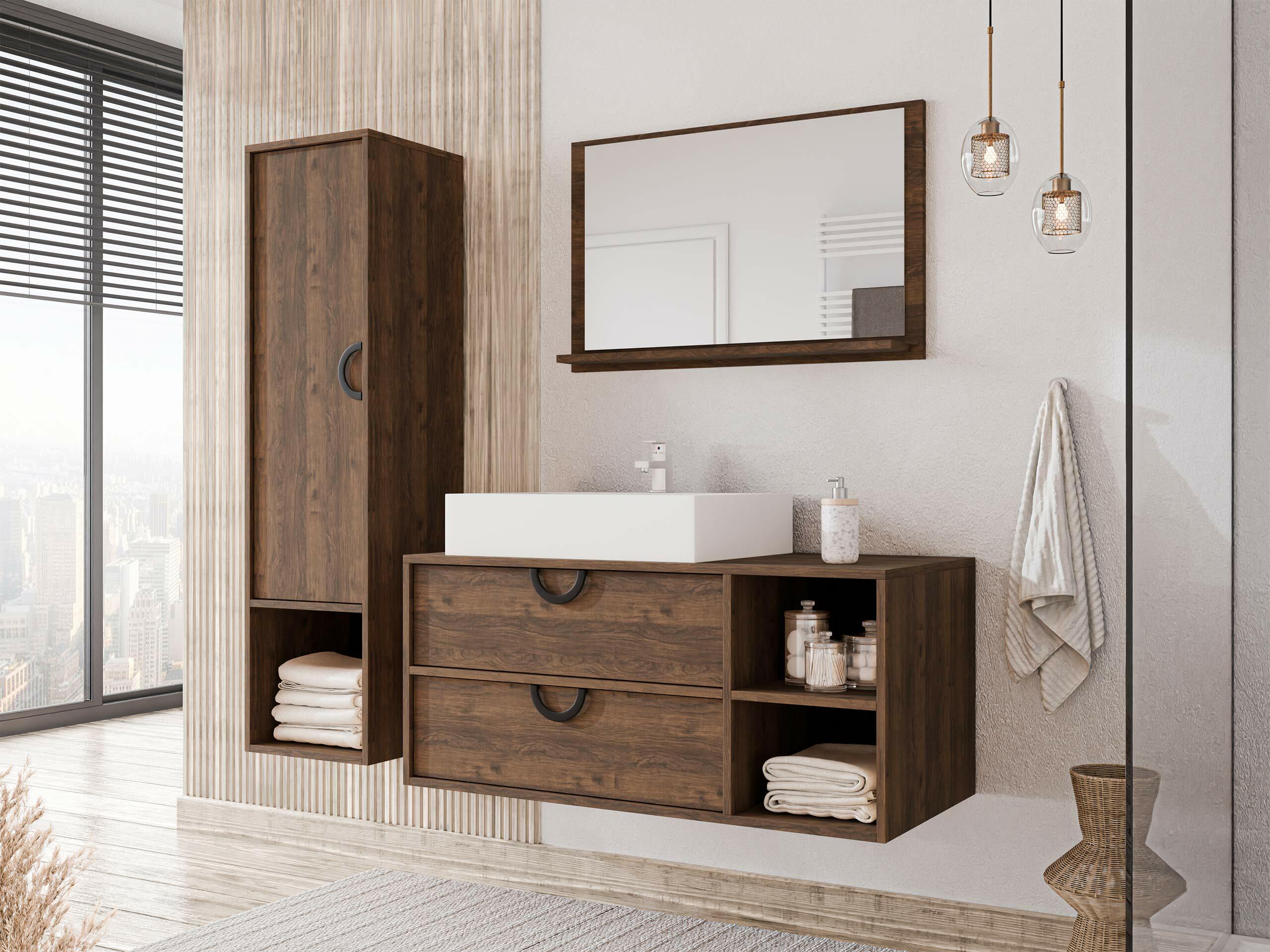 Mobiletto del bagno Sodalis (Noce)
