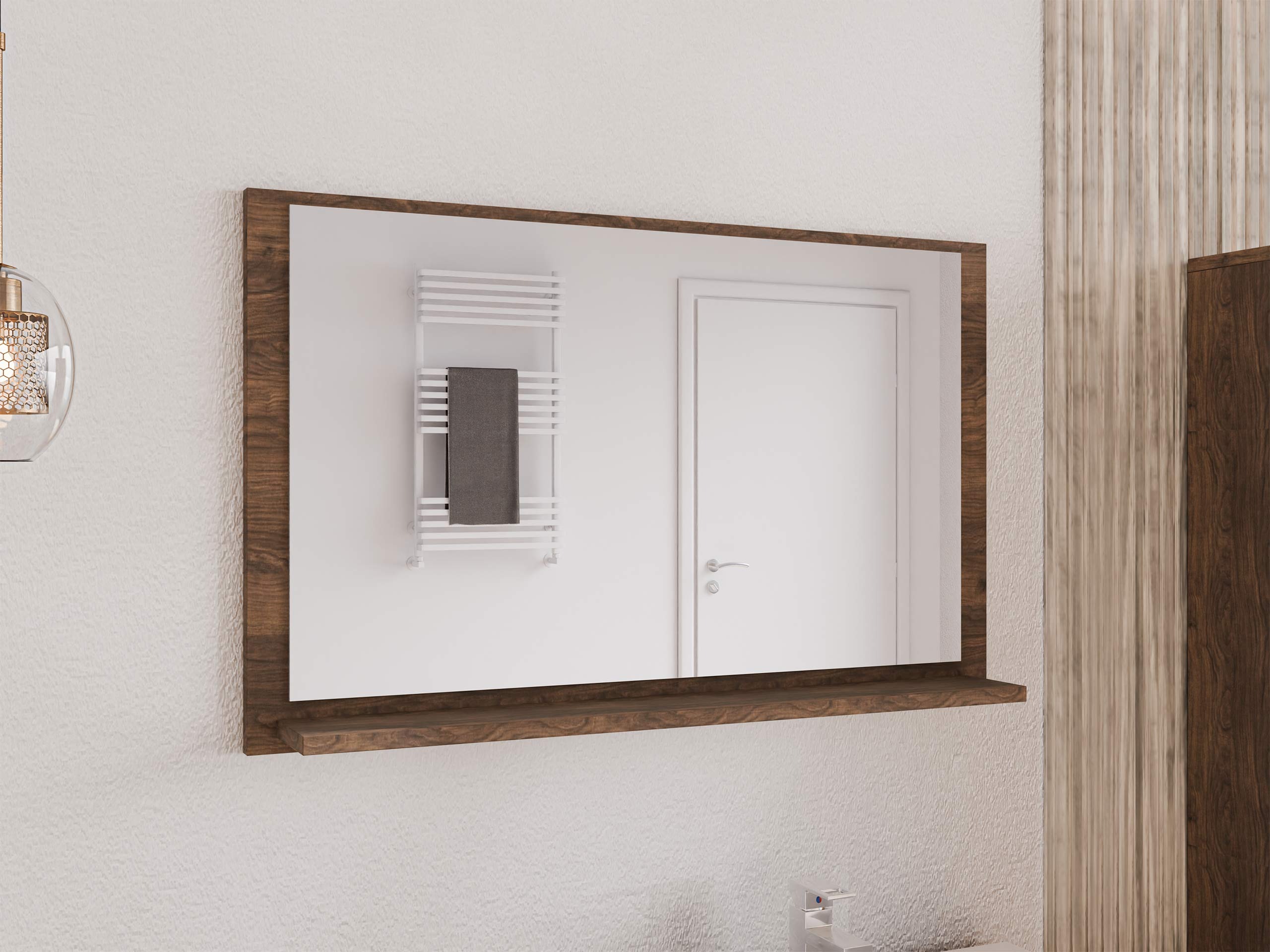 Specchio del bagno Sodalis (Noce)