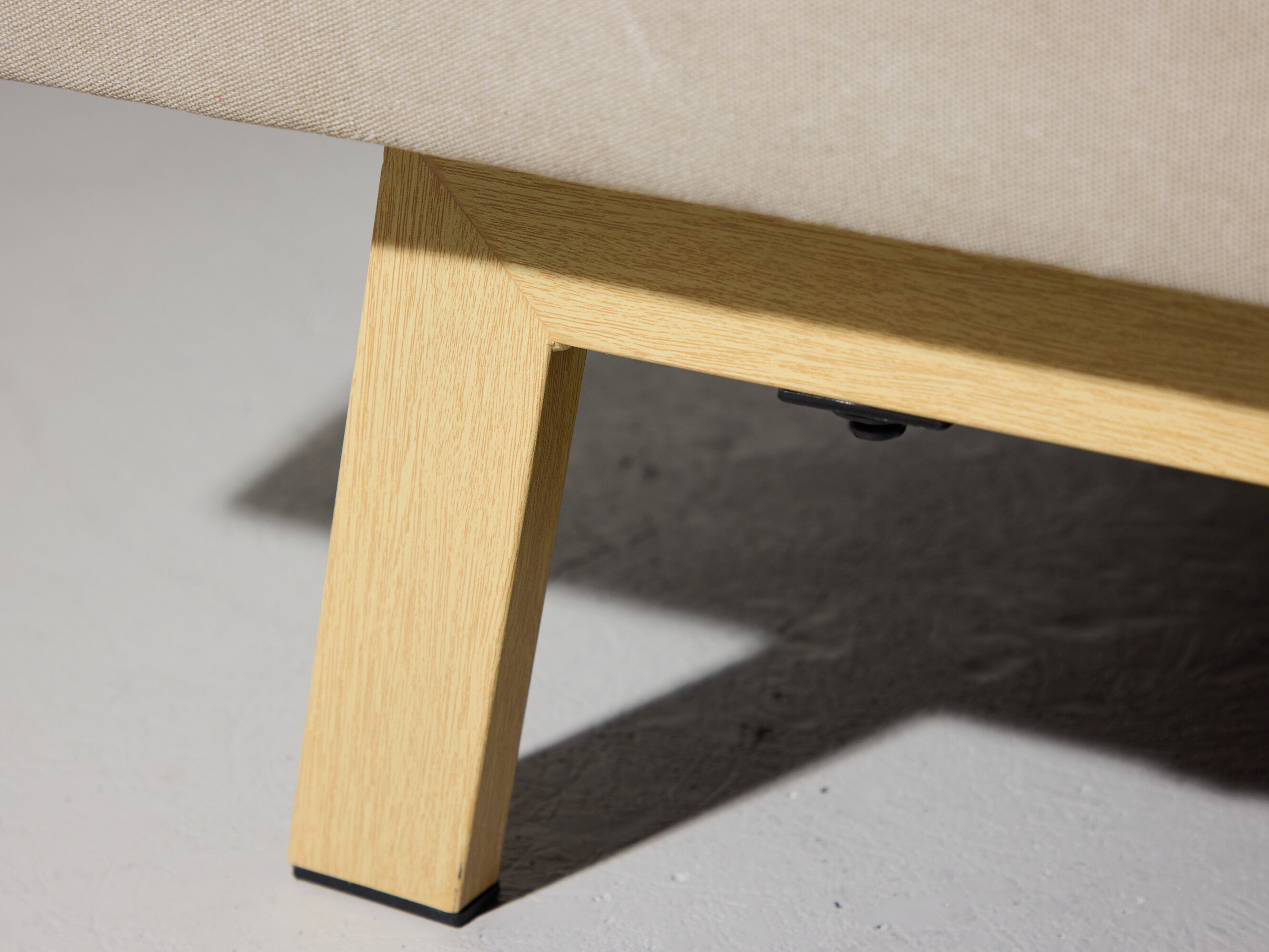 Divano letto Dallas 1710 (Beige + Quercia)