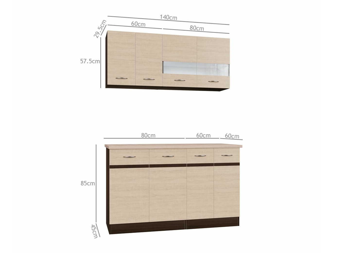 Set da cucina modulare Eli Light 117