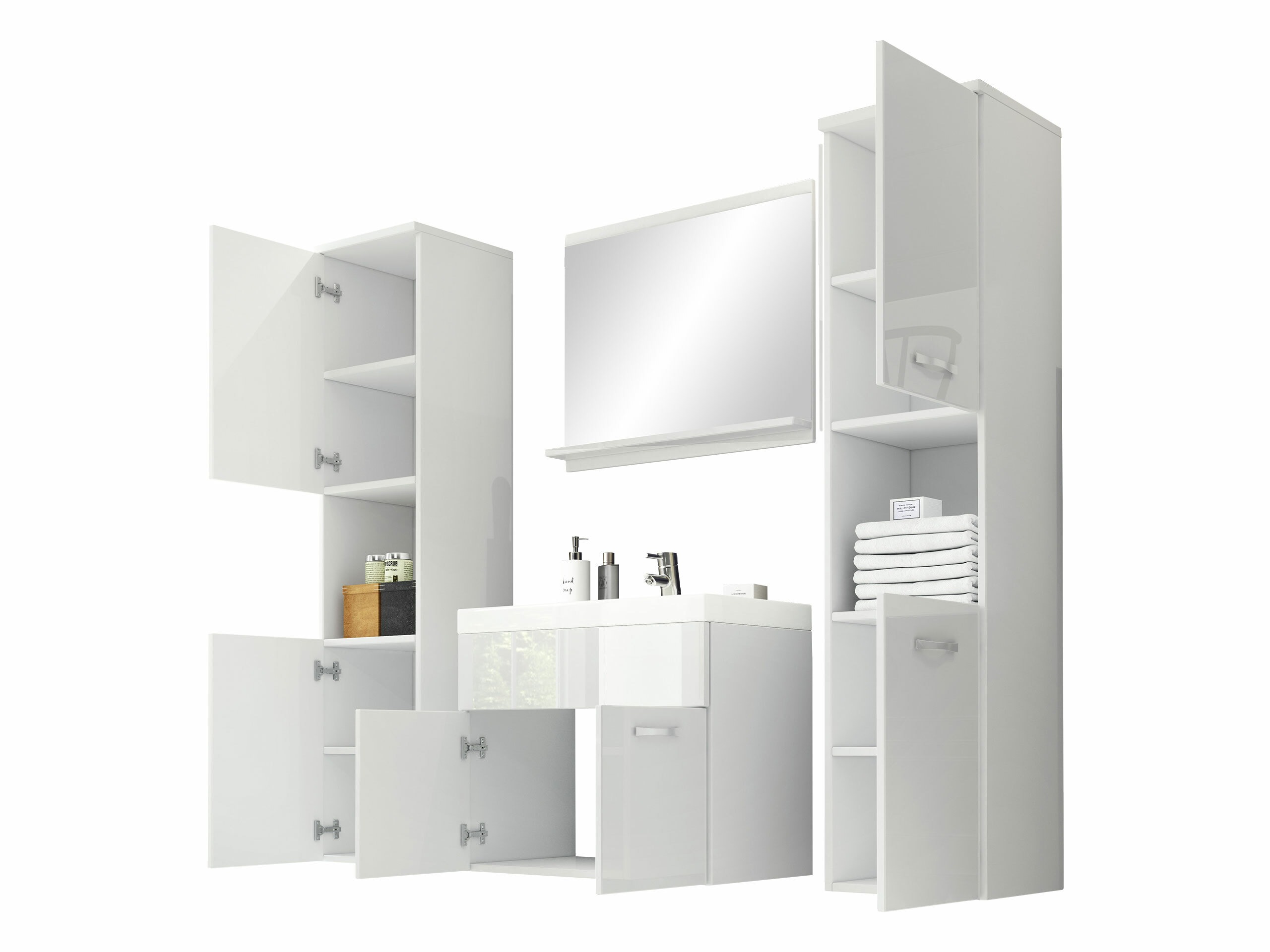 Set bagno Sarasota 123 (Grafite)