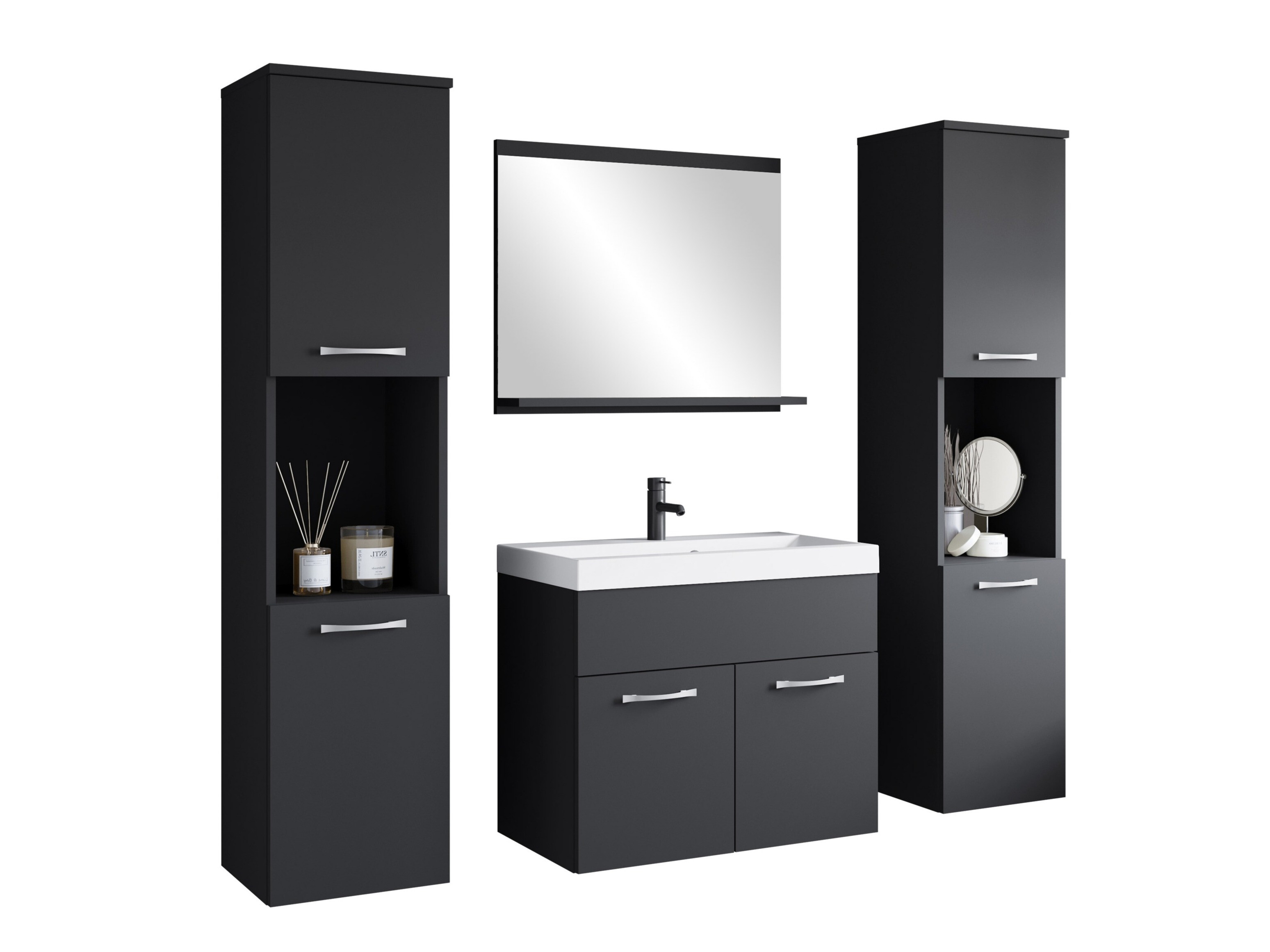 Set bagno Sarasota 123 (Grafite)