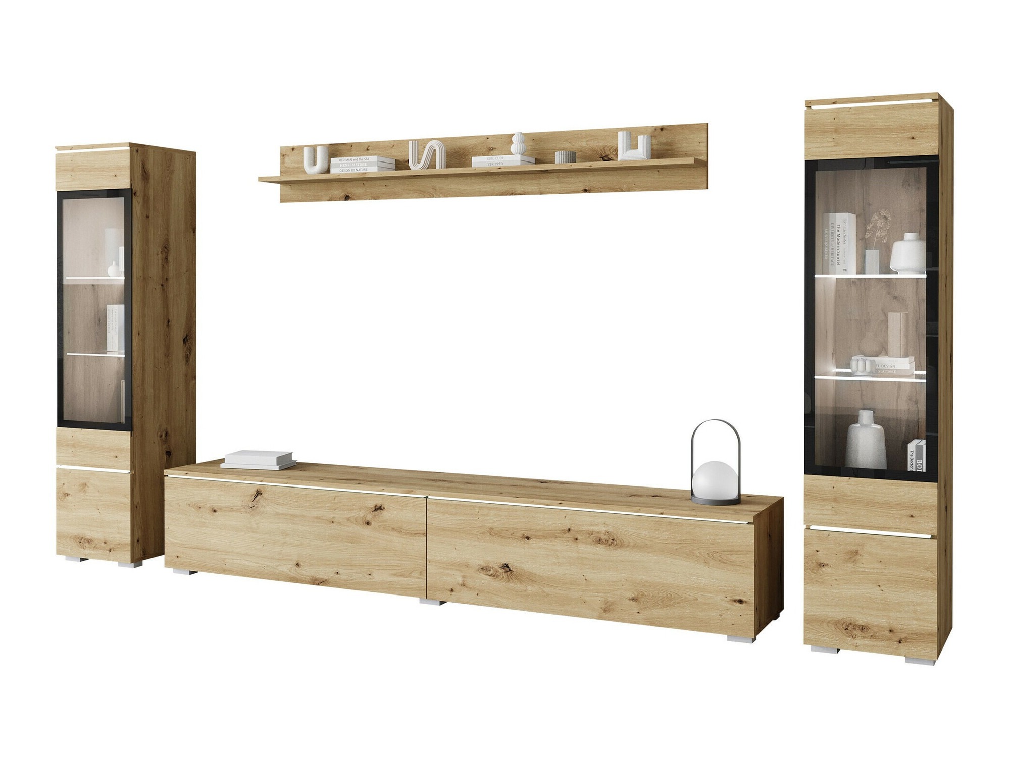 Parete attrezzata Mirfivo 101 (Rovere Artisan)