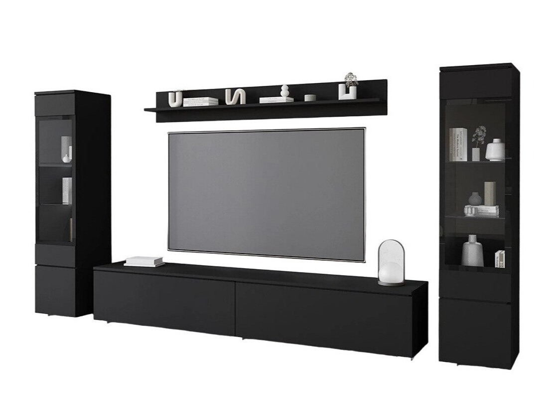 Parete attrezzata Sarasota 126 (Grafite)