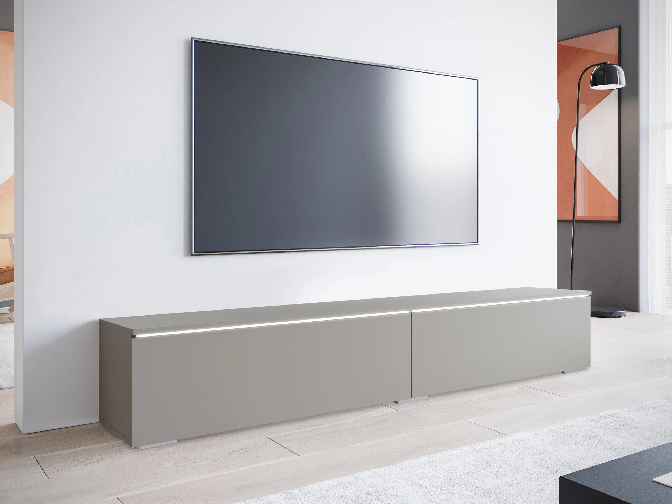 Mobile porta TV Scientia I (Grigio)