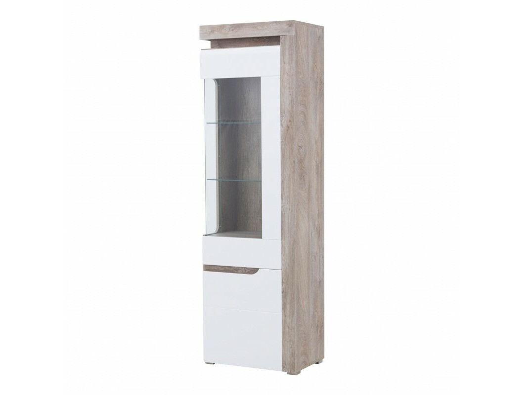 Scaffale Revelmi 105 (Quercia + Bianco lucido)