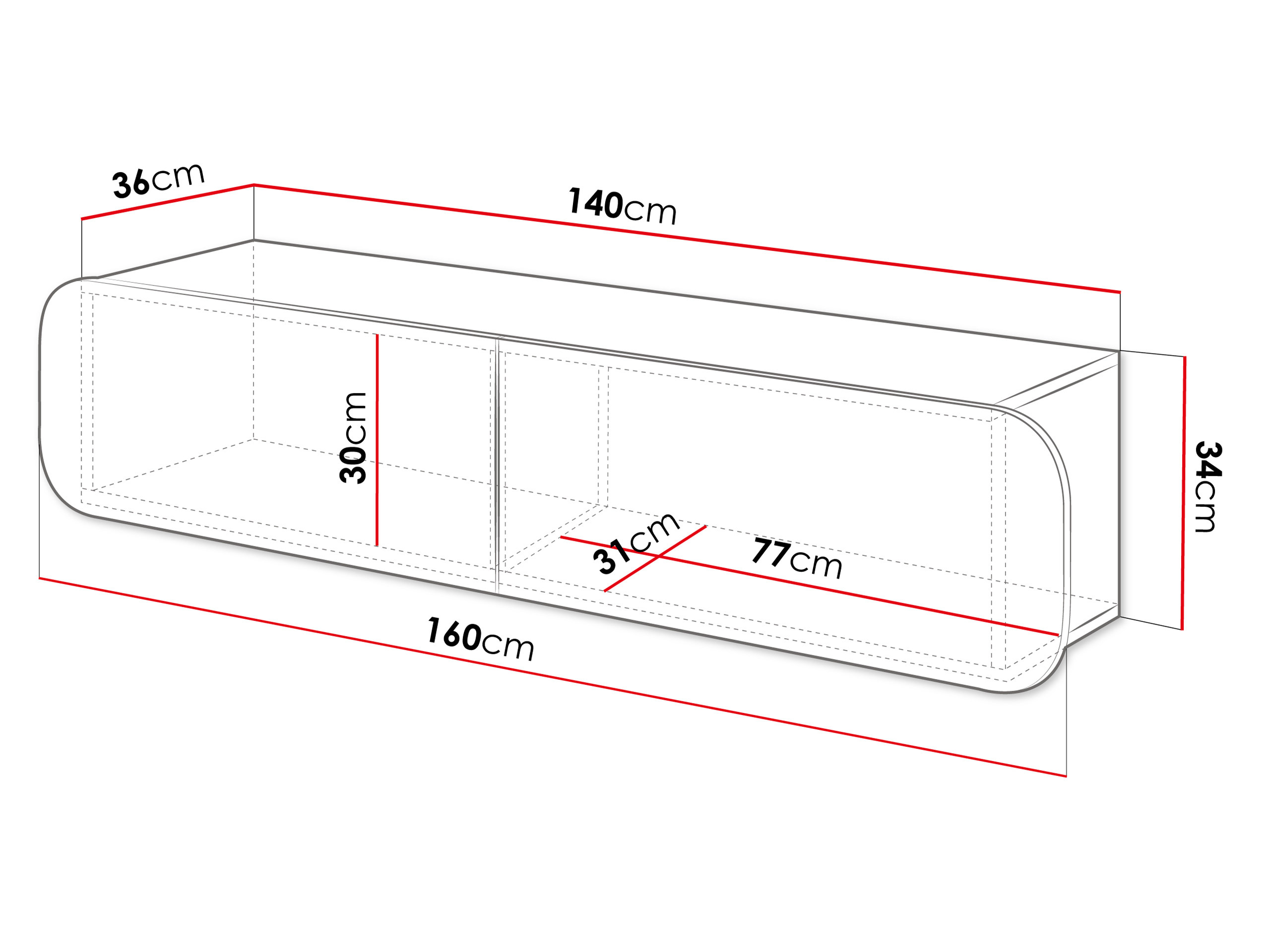 Mobile porta TV Mara I