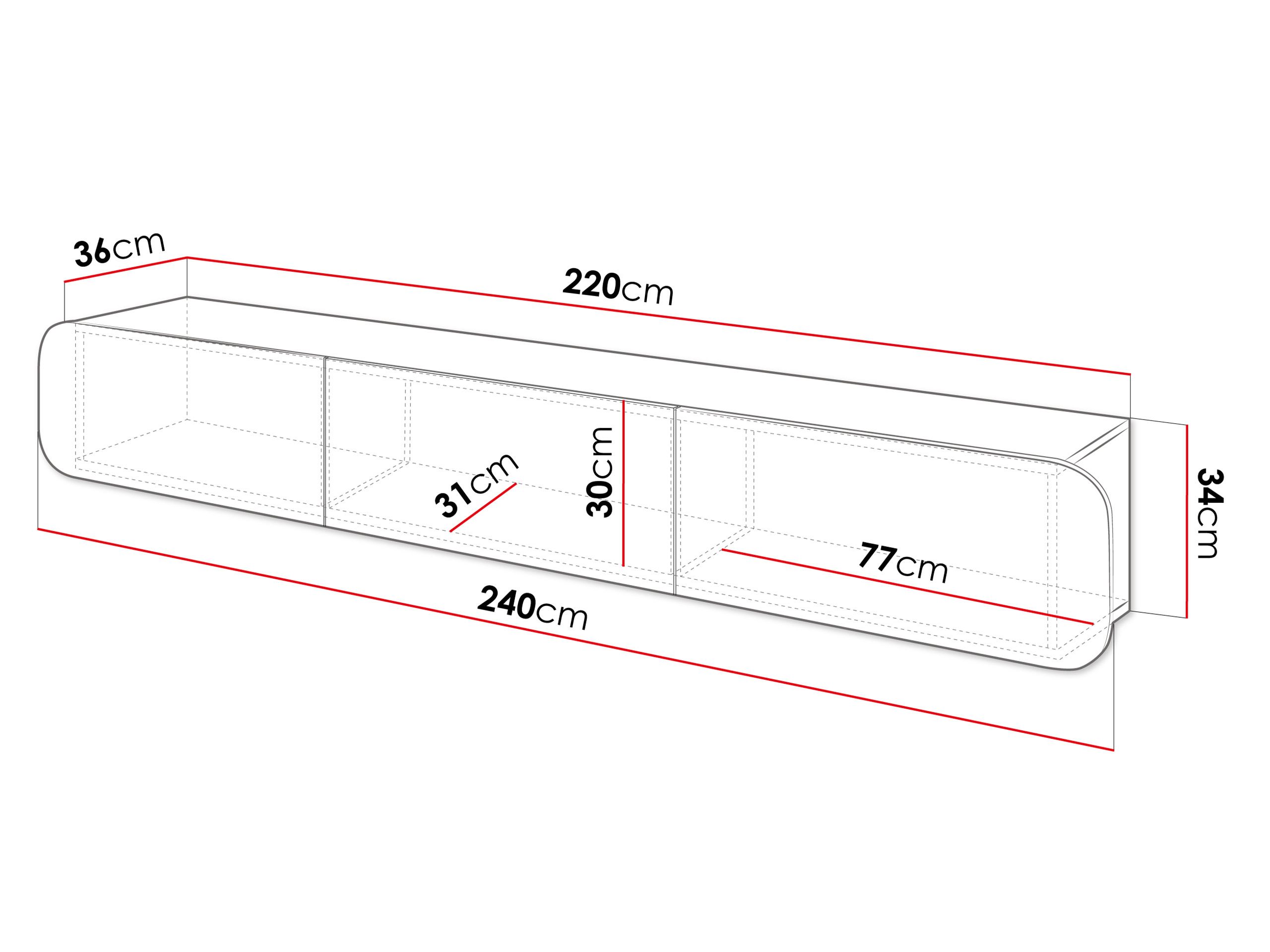 Mobile porta TV Mara