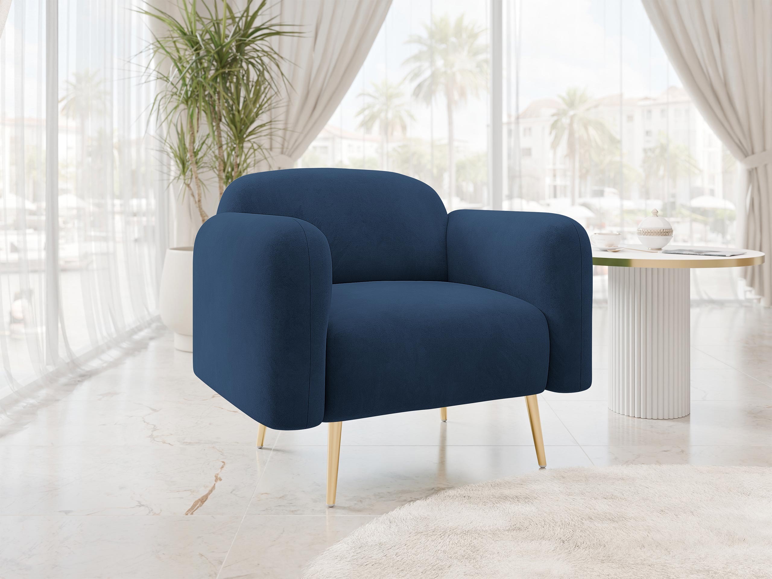 Poltrona Comfivo Beatitudo I (Uttario Velvet 2967)