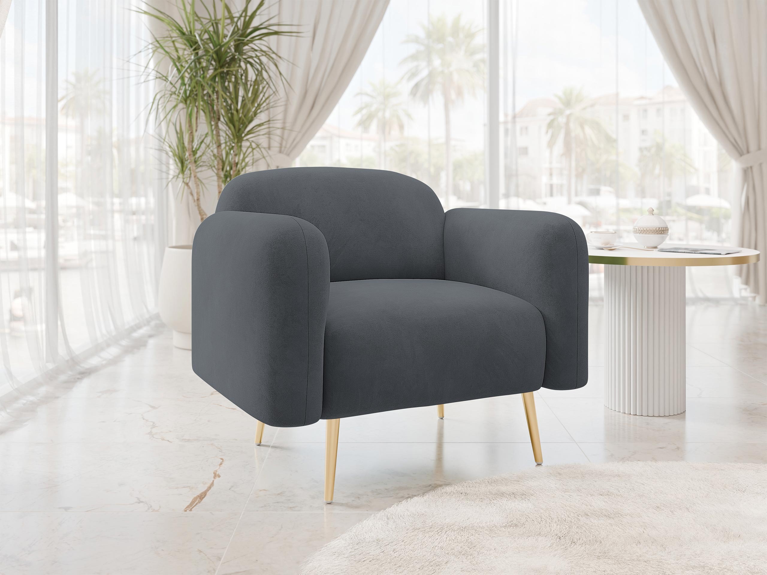 Poltrona Comfivo Beatitudo I (Uttario Velvet 2970)