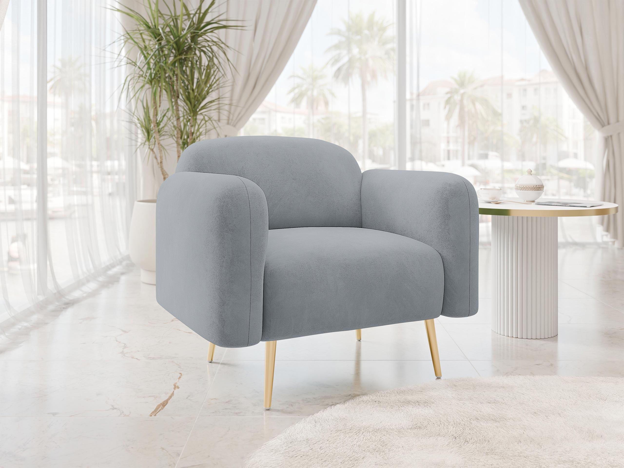 Poltrona Comfivo Beatitudo I (Uttario Velvet 2972)