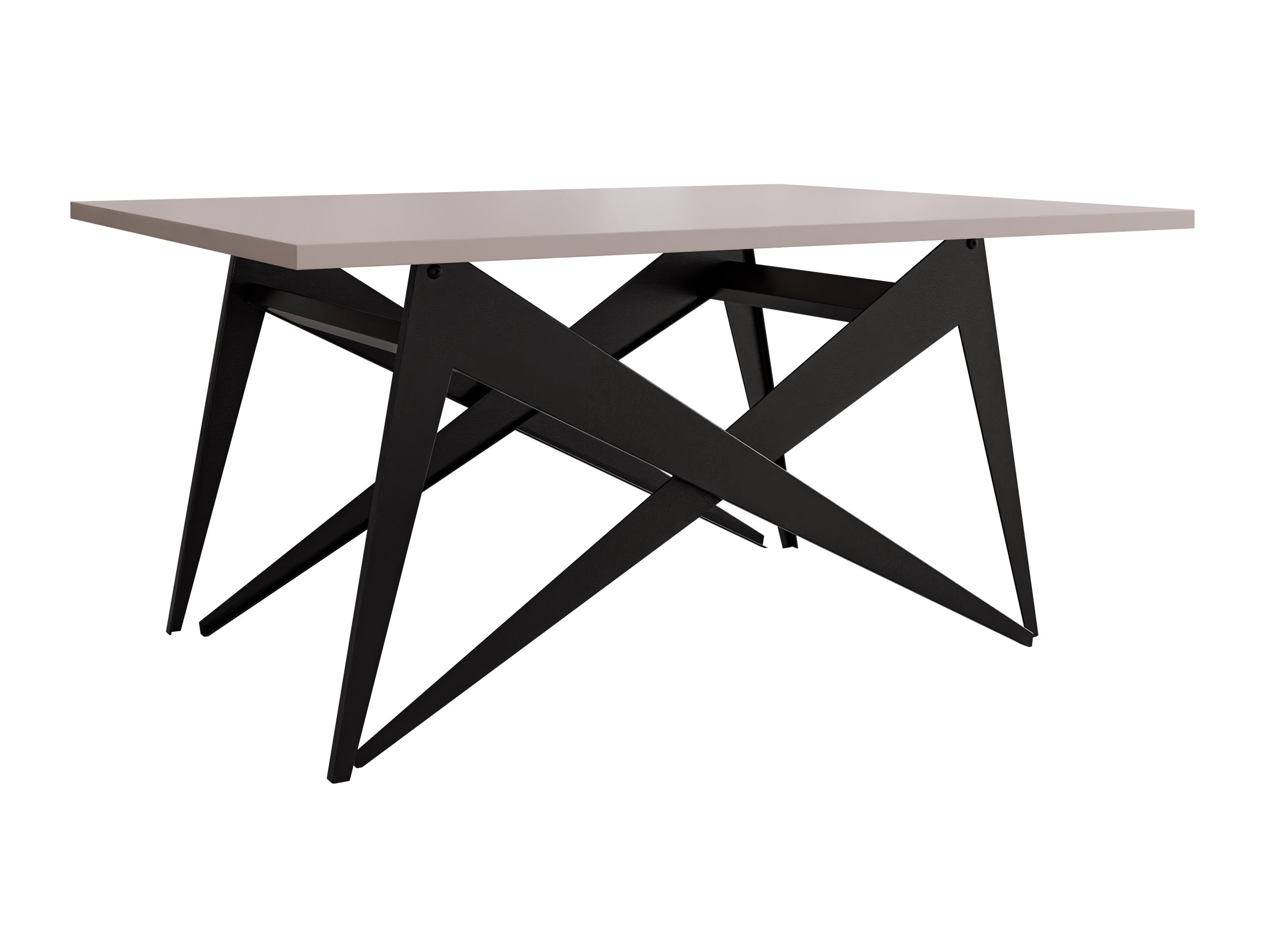 Tavolino trasformabile Oswego 150 (Cachemire + Nero)