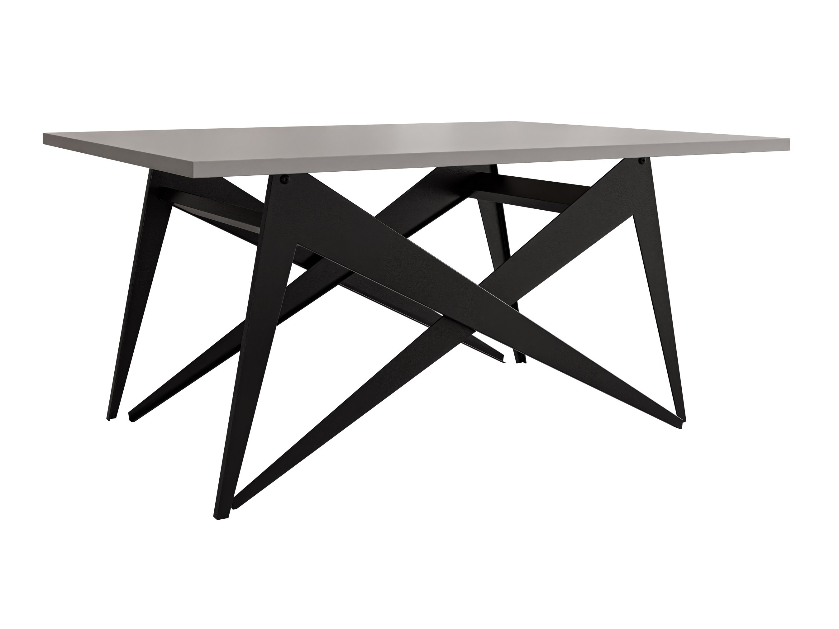 Tavolino trasformabile Oswego 150 (Grafite + Nero)