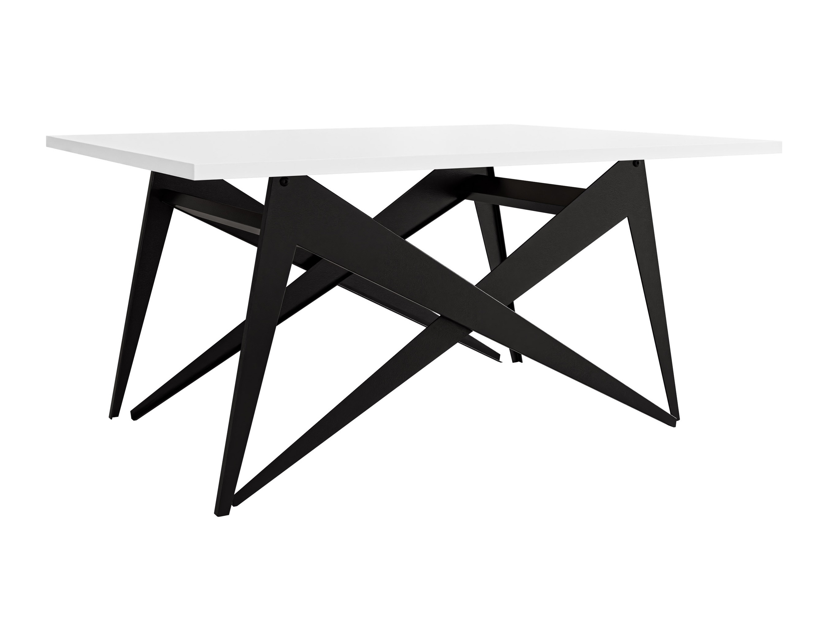 Transforming tavolino da caffè Oswego 150 (Bianco + Nero)
