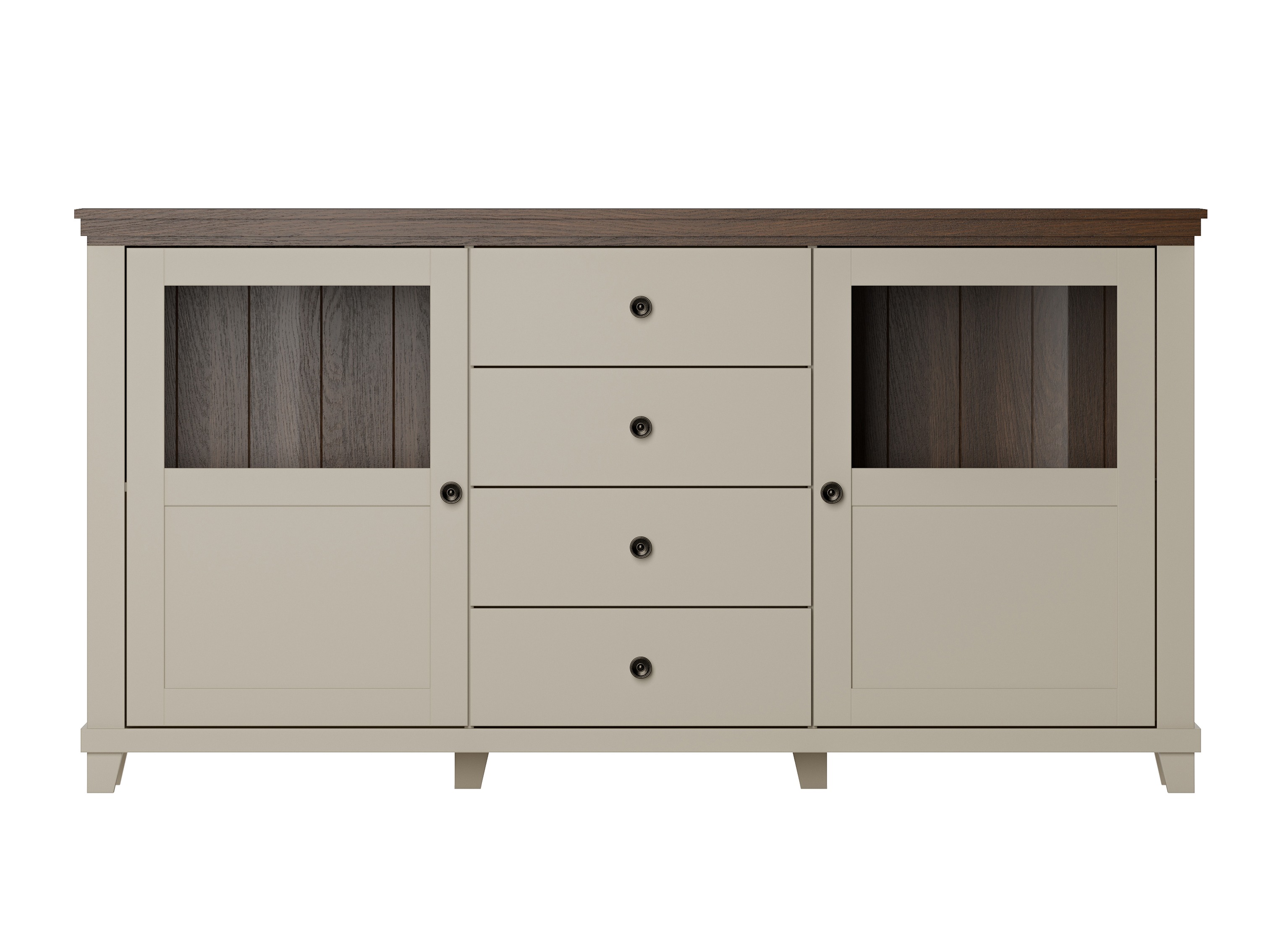 Cassettiera Tolnue 103 (Beige chiaro + Quercia)