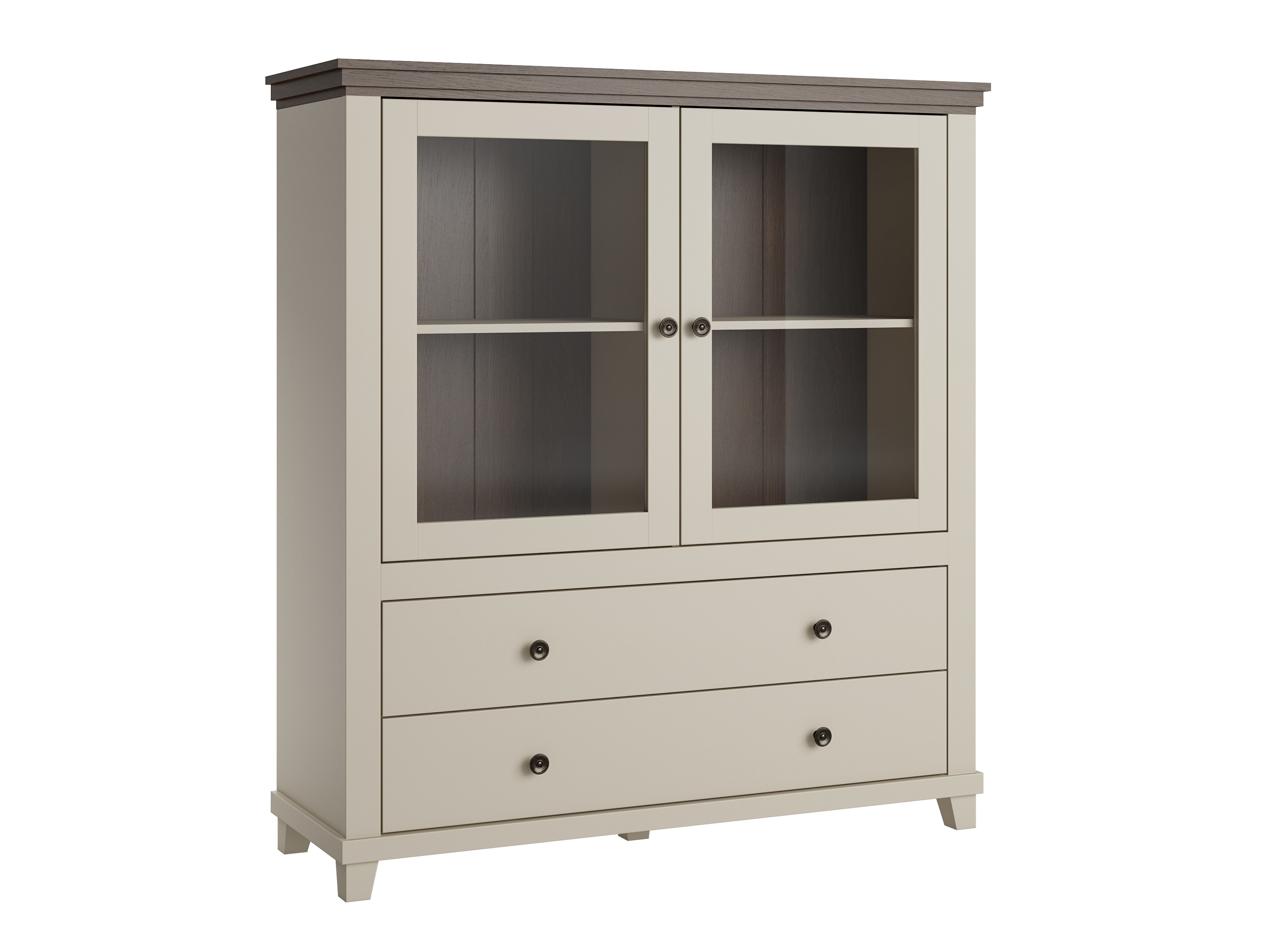 Cassettiera Tolnue 105 (Beige chiaro + Quercia)