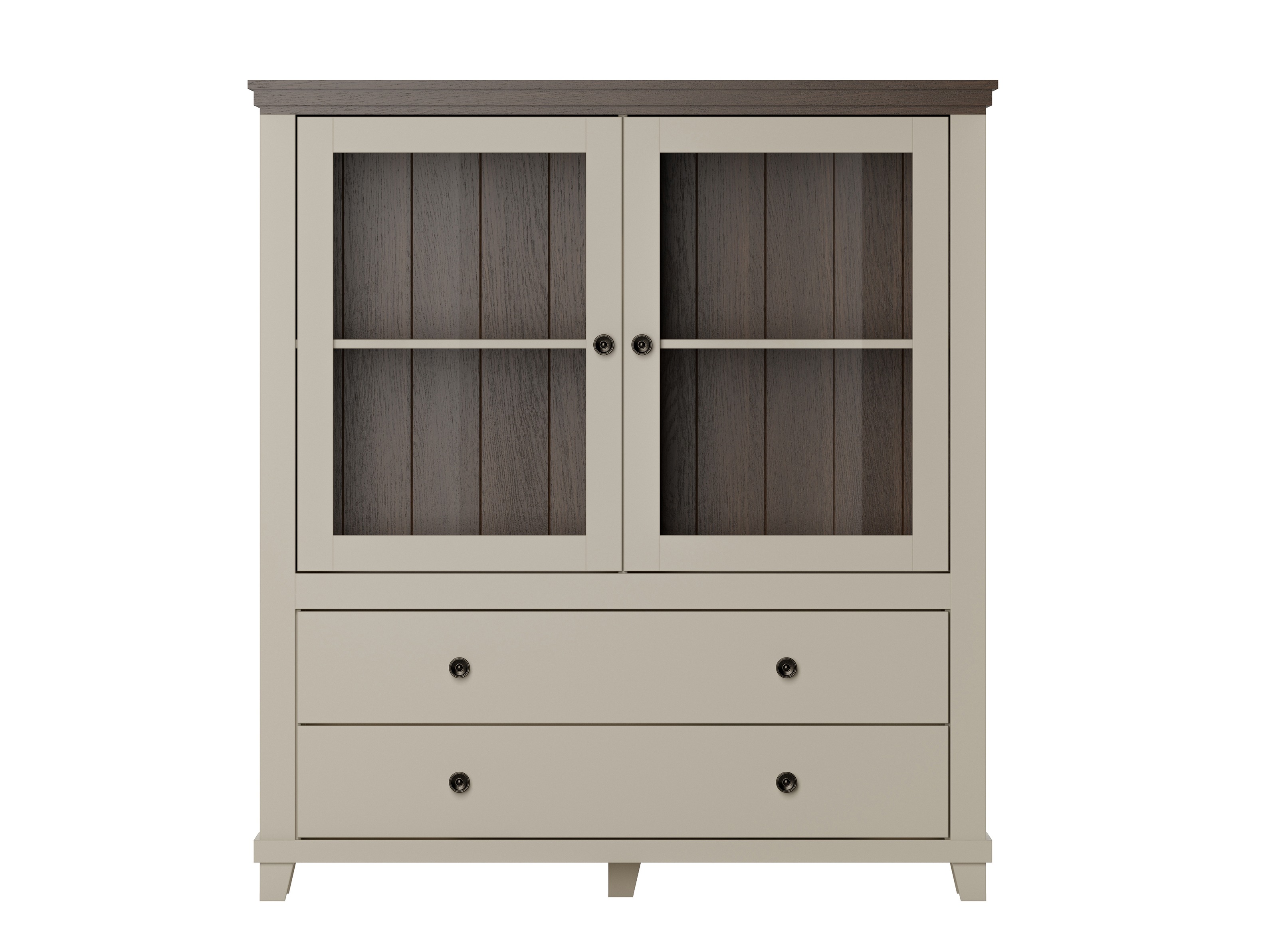 Cassettiera Tolnue 105 (Beige chiaro + Quercia)