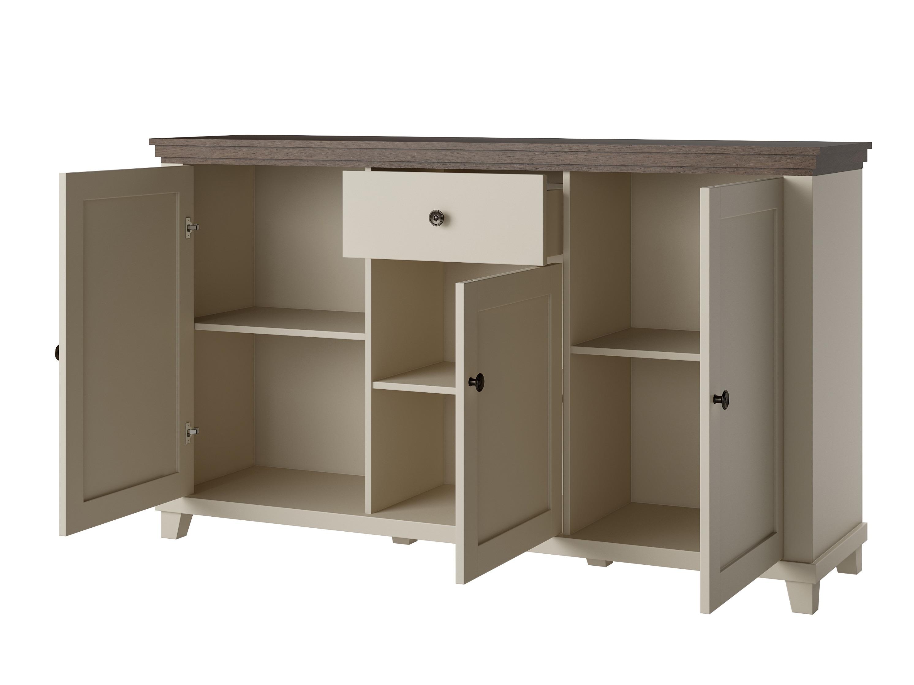 Cassettiera Tolnue 106 (Beige chiaro + Quercia)