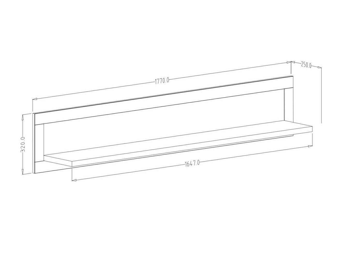 Parete attrezzata Tolnue 135
