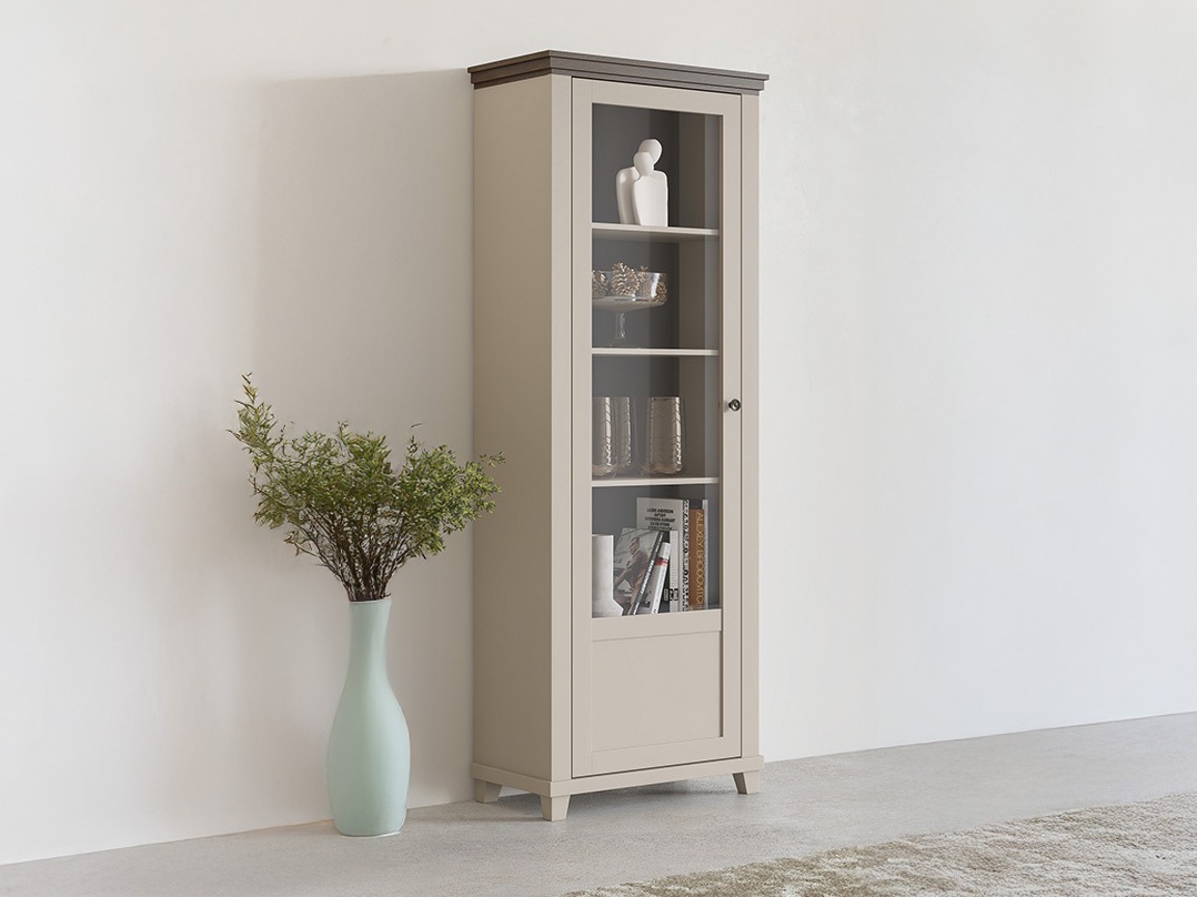 Scaffale Tolnue 101 (Beige chiaro + Quercia)