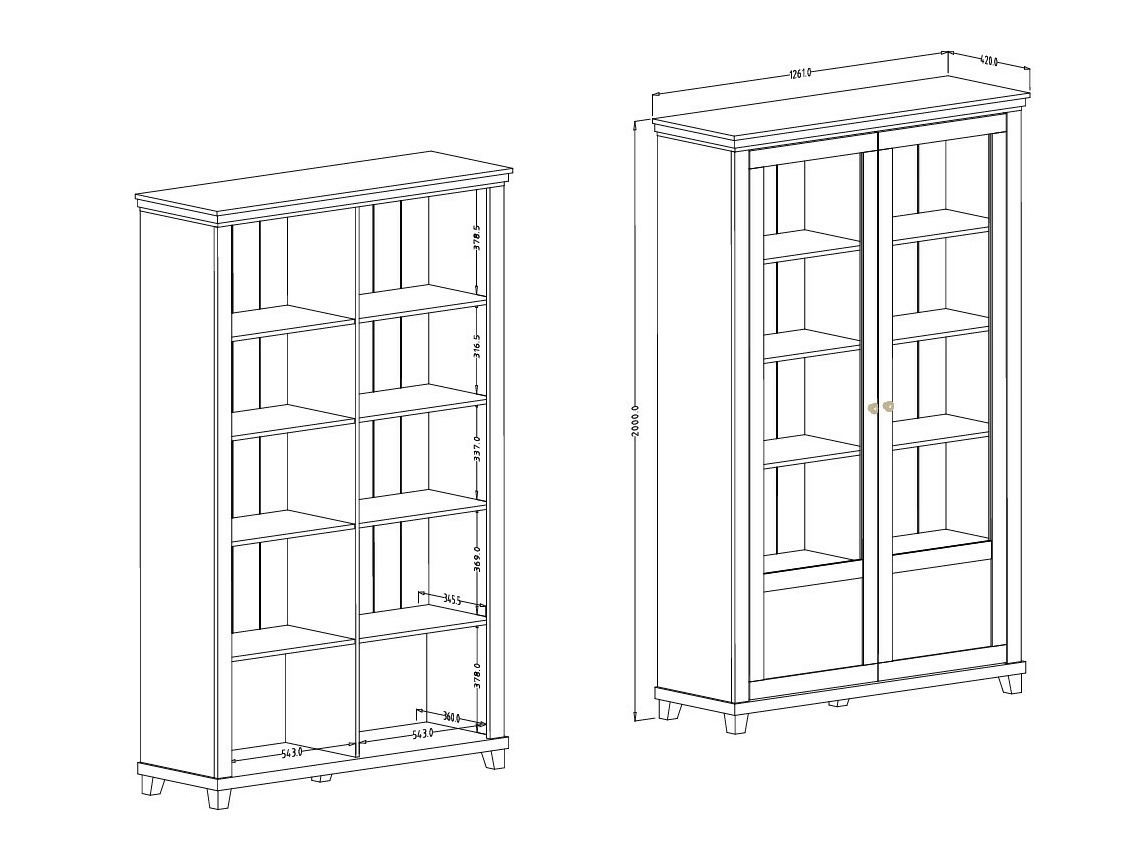 Scaffale Tolnue 102 (Beige chiaro + Quercia)