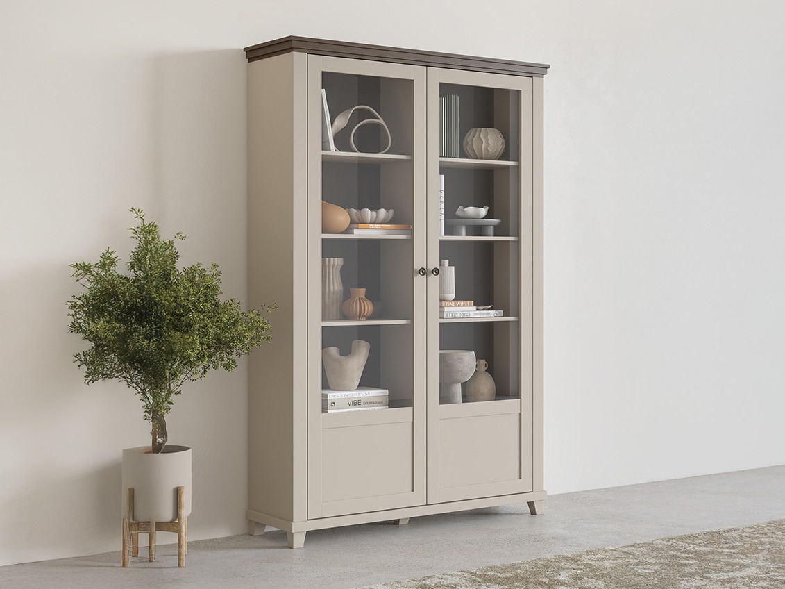 Scaffale Tolnue 102 (Beige chiaro + Quercia)