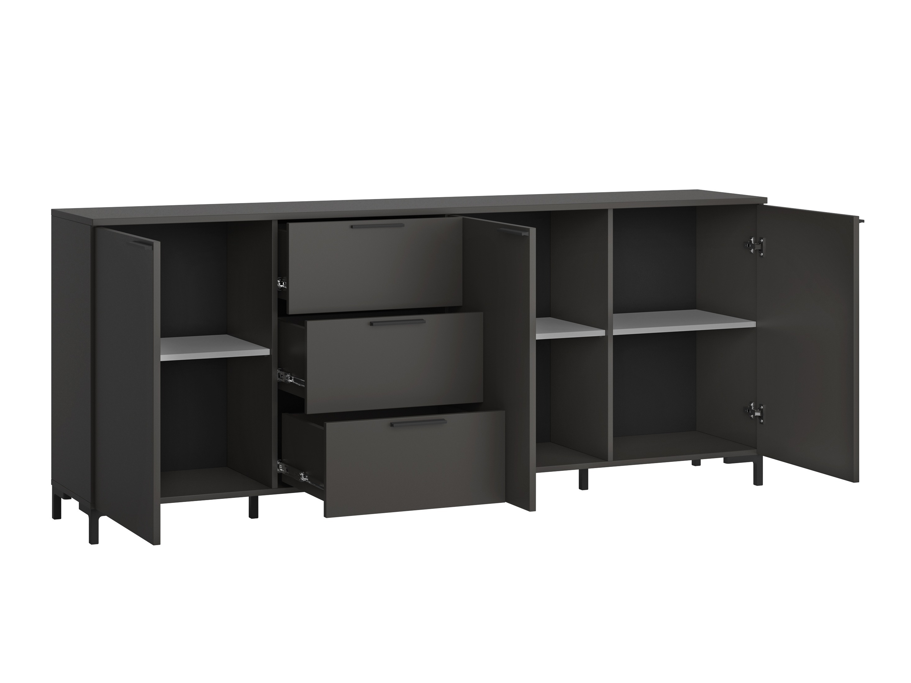 Cassettiera Salnola 102 (Grigio)