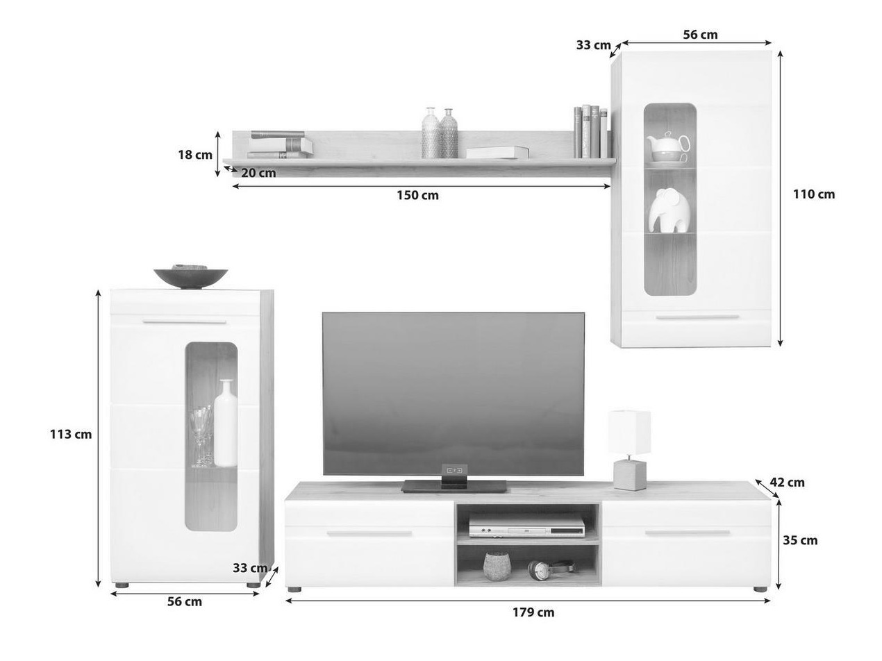 Parete attrezzata Ontario 172